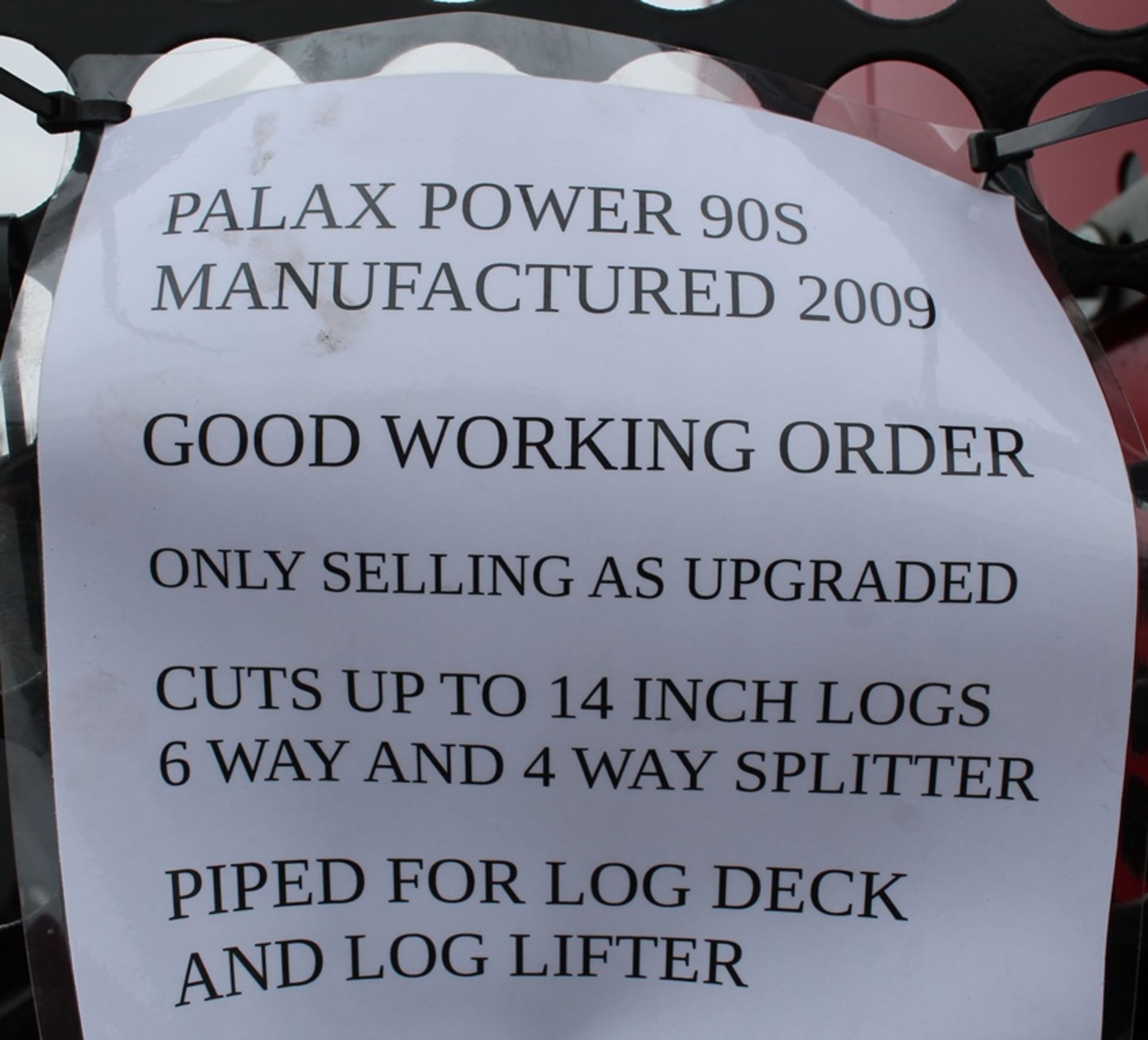 POWER 90 PALEX FIREWOOD PROCESSO MANUALS & PTO IN PC - Image 7 of 7