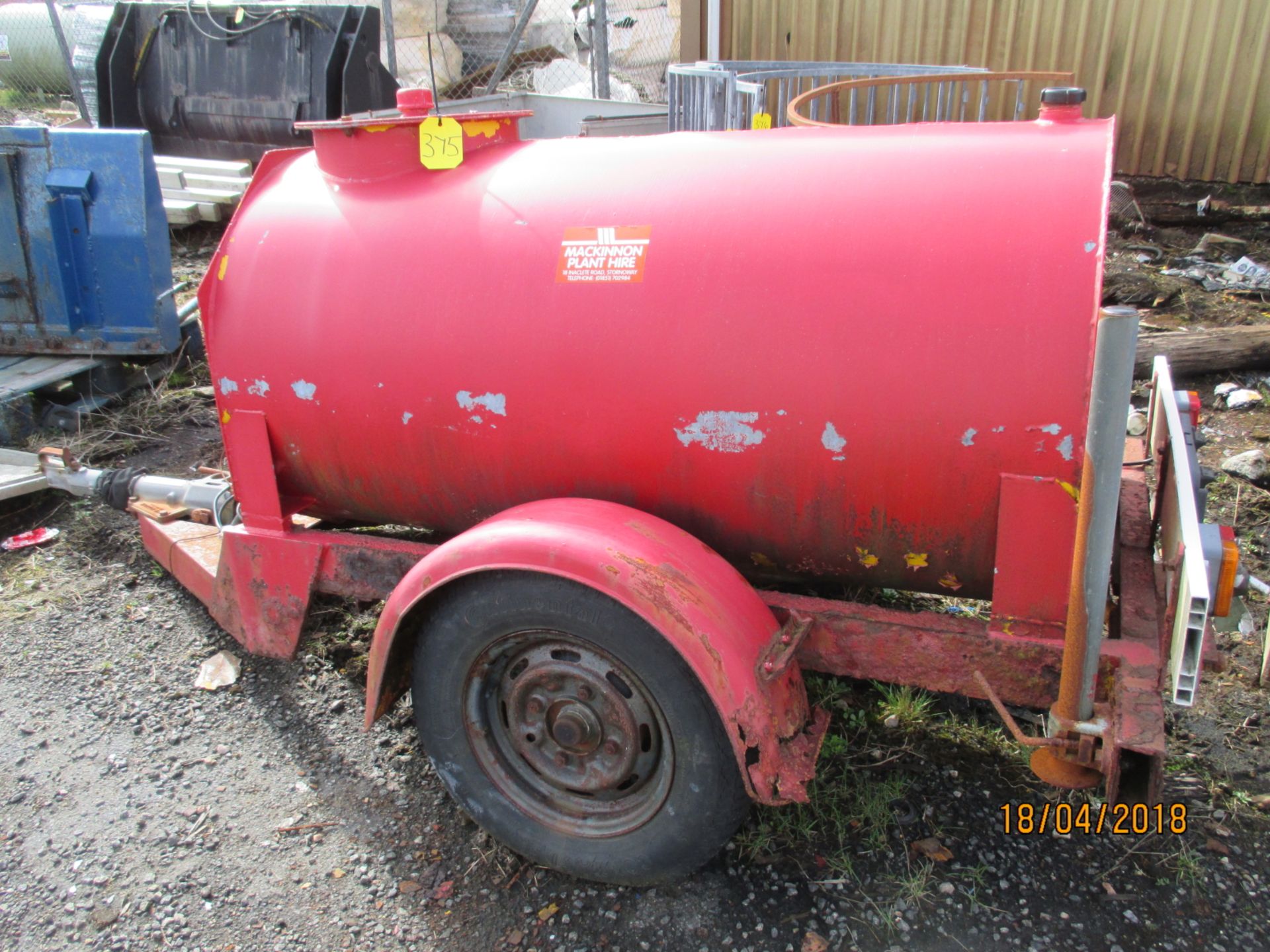 1 No. Fast Tow Water Bowser