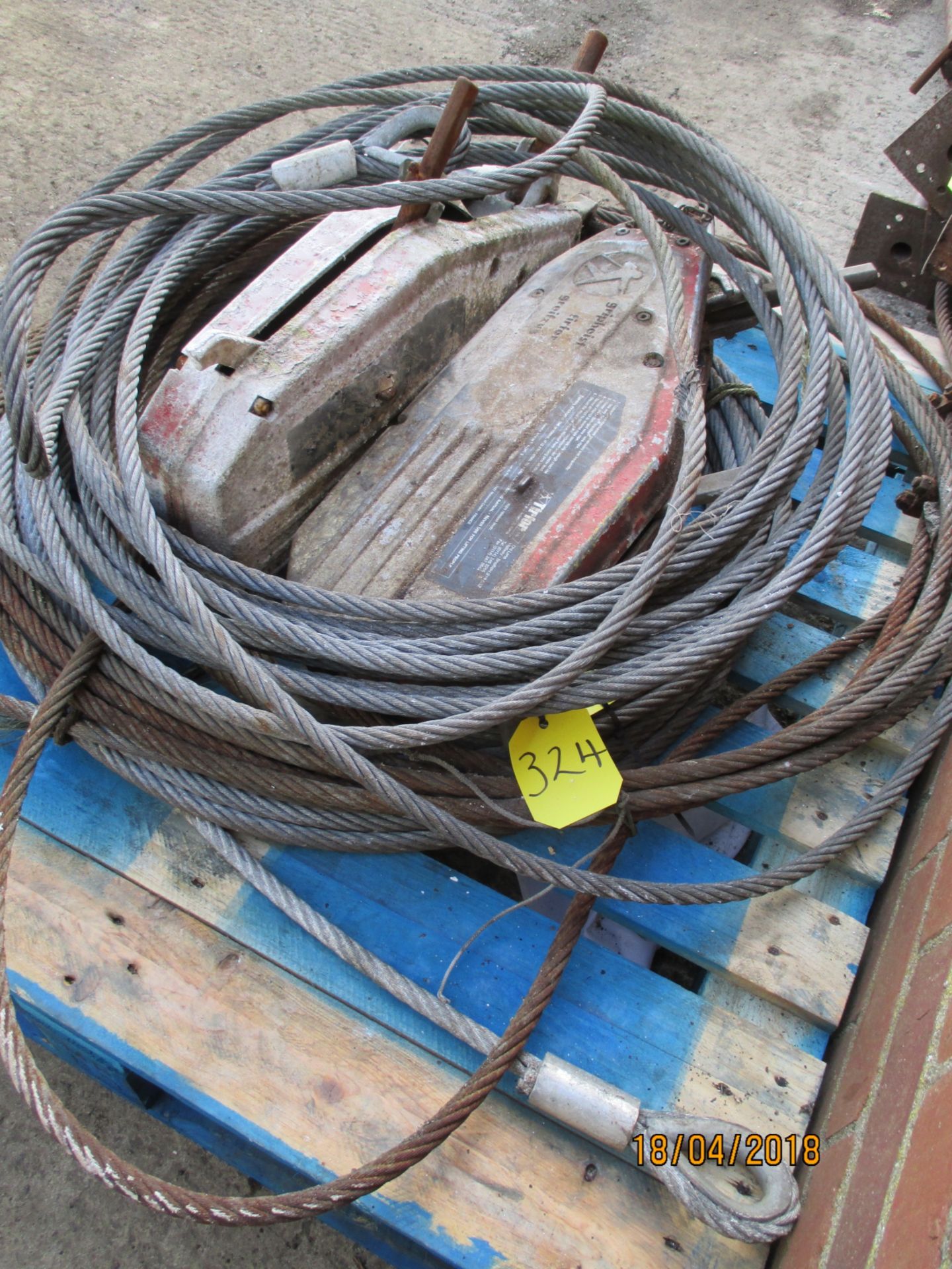 2 No. Tirfor cw Wire Ropes