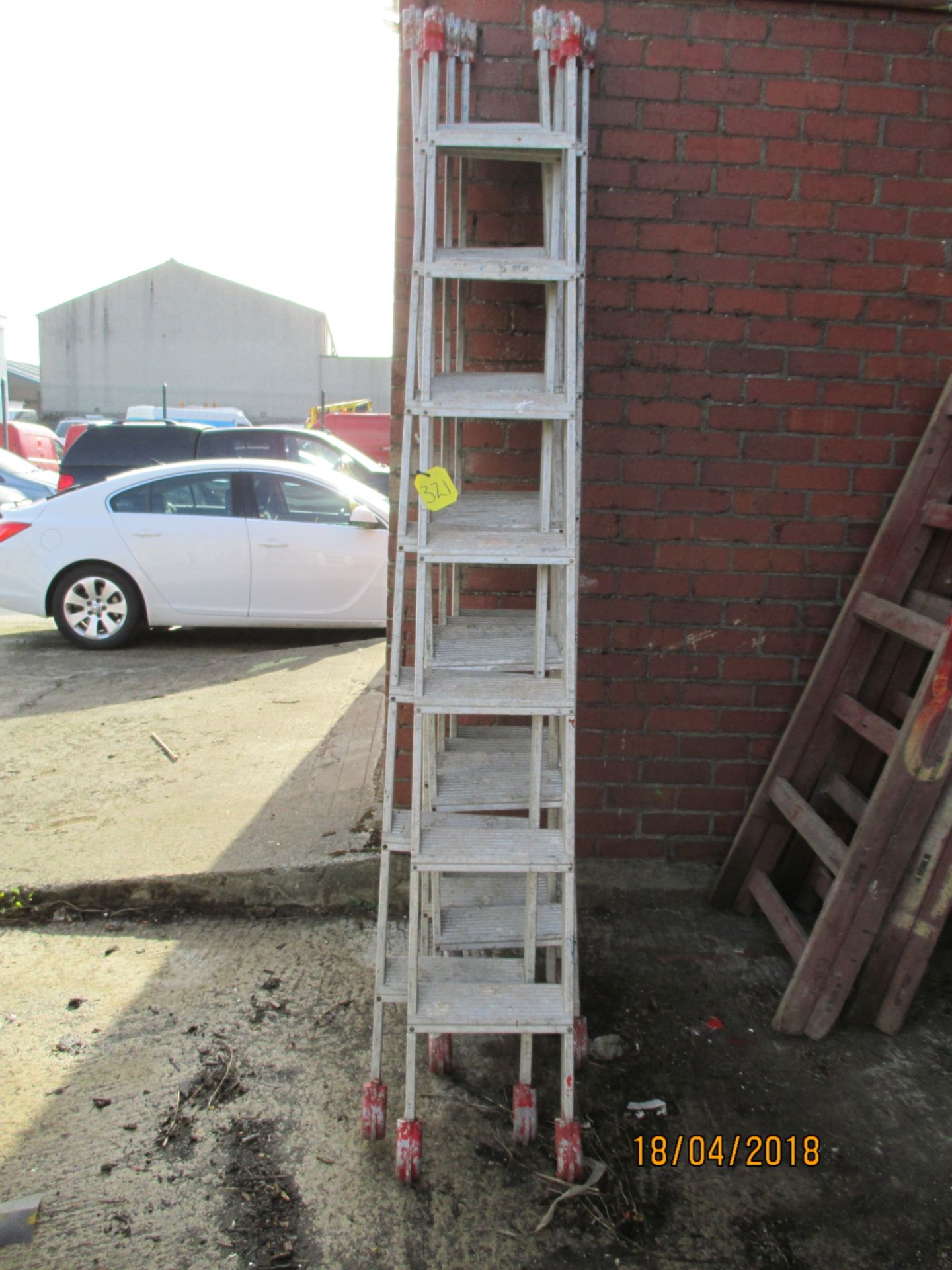 6 No. Aluminium Scaffold Ladders