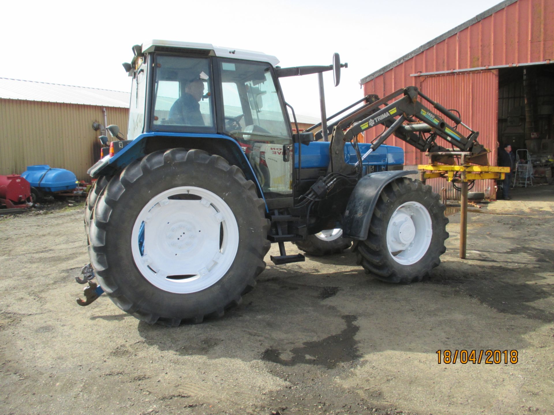 1 No. M802 HSE - Ford New Holland 8340 SLE 4 Wheel Drive Tractor - Image 3 of 4
