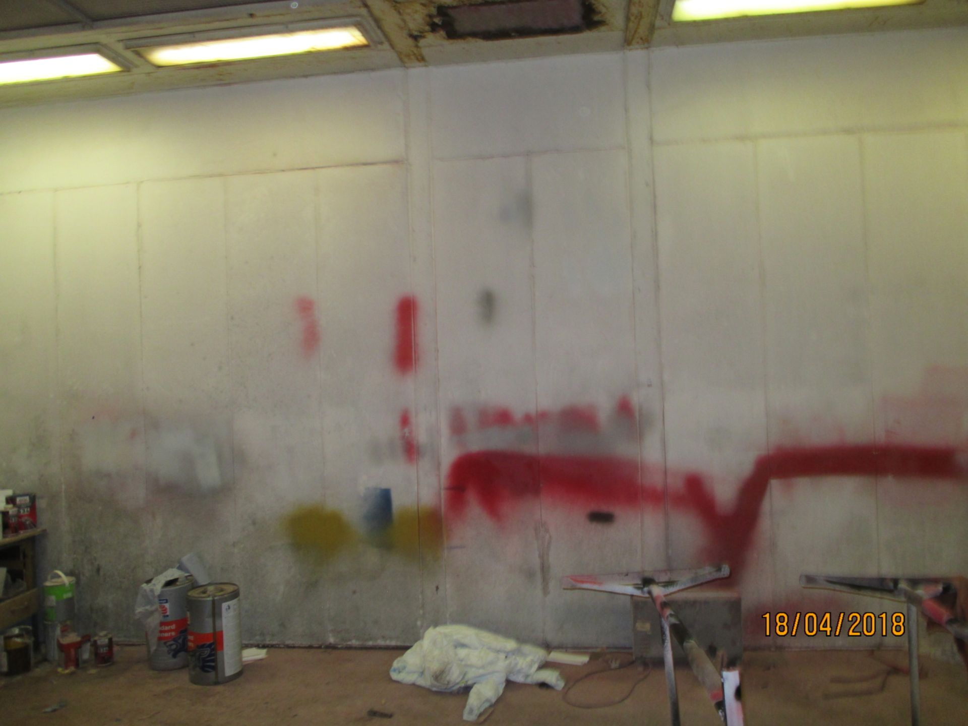 1 No. Large Volcan Paint Spray Booth cw Volcan Burner Drying Unit And Extractor Unit - Image 5 of 5