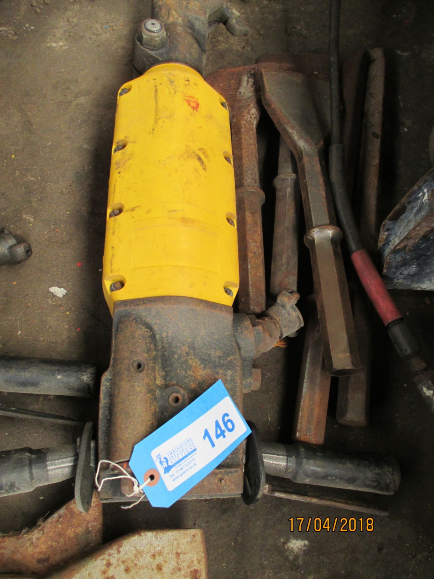 1 No. Atlas Copco Air Breaker cw Tools