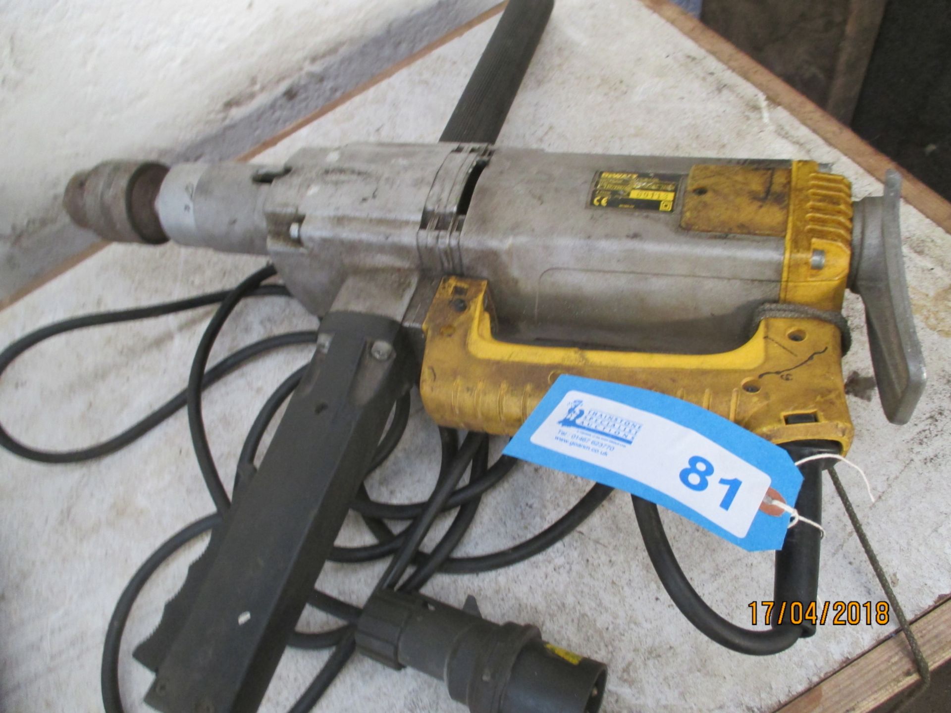 1 No. Dewalt Heavy Duty Drill 110v