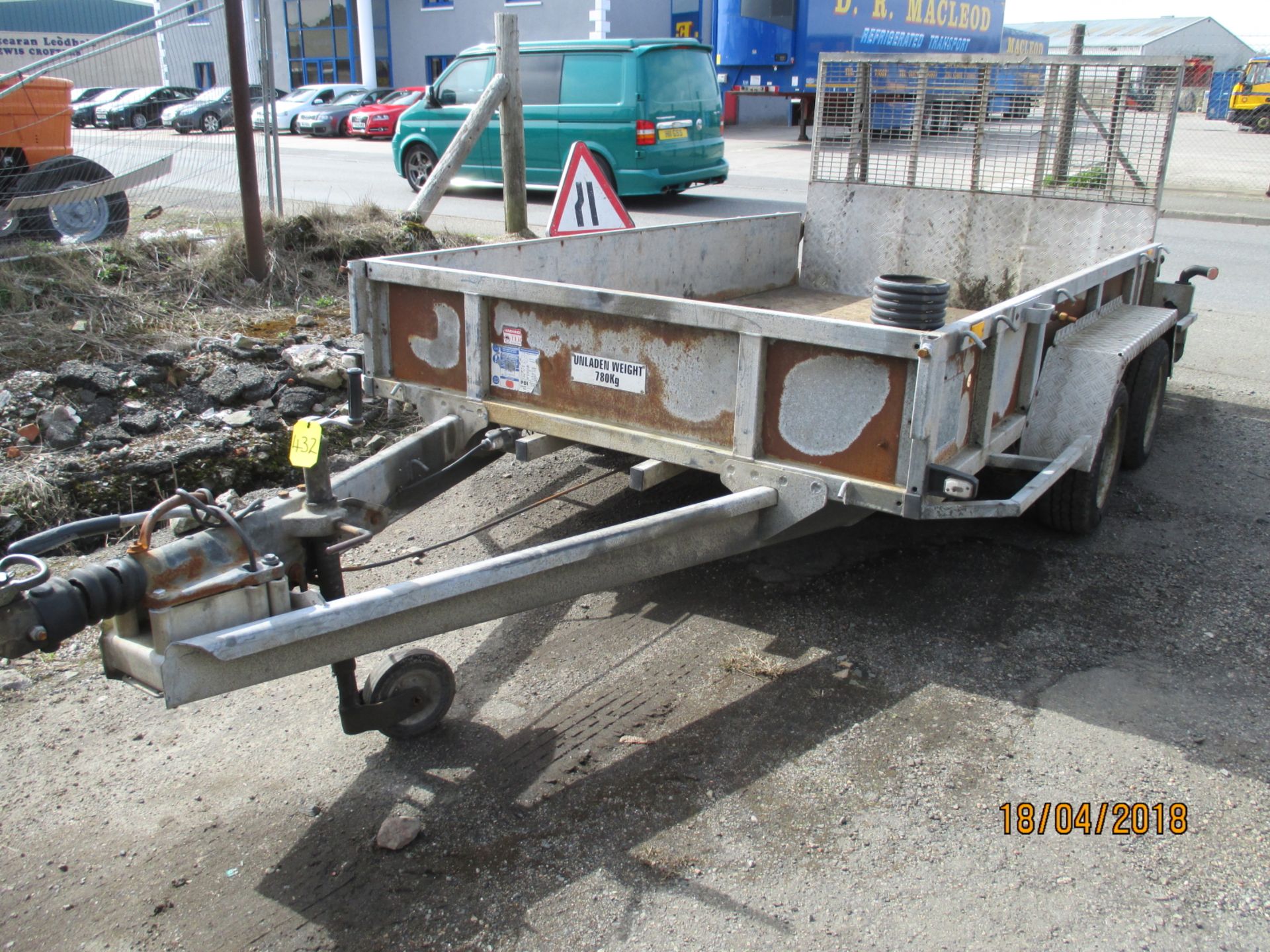 1 No. Ifor Williams Tri Axle Plant Trailer 3,500kg