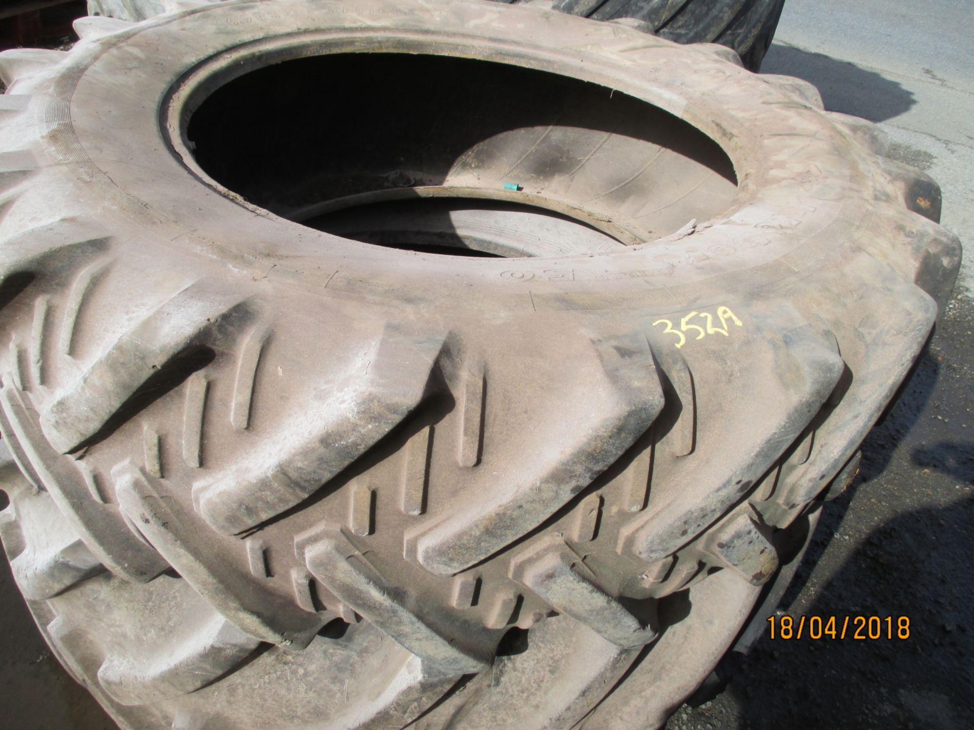 2 No. Tyres 16-9 R34 Kleber