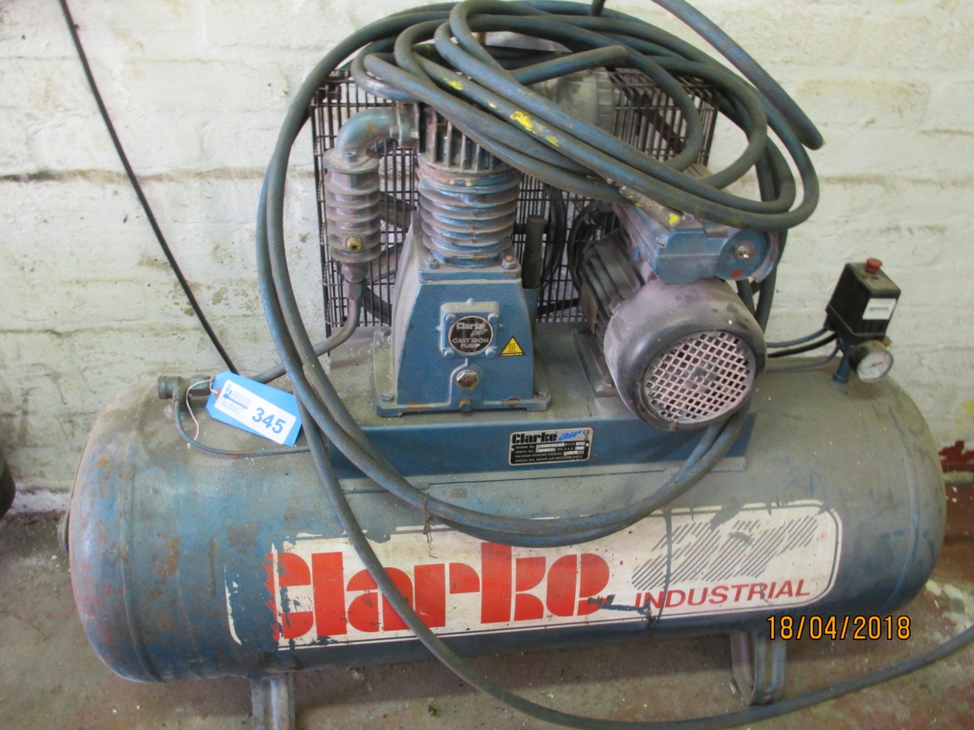 1 No. Clarke Industrial Compressor