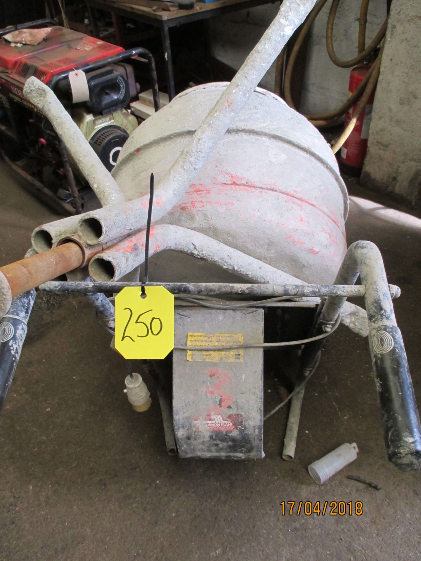 1 No. Cement Mixer cw Stand 110v