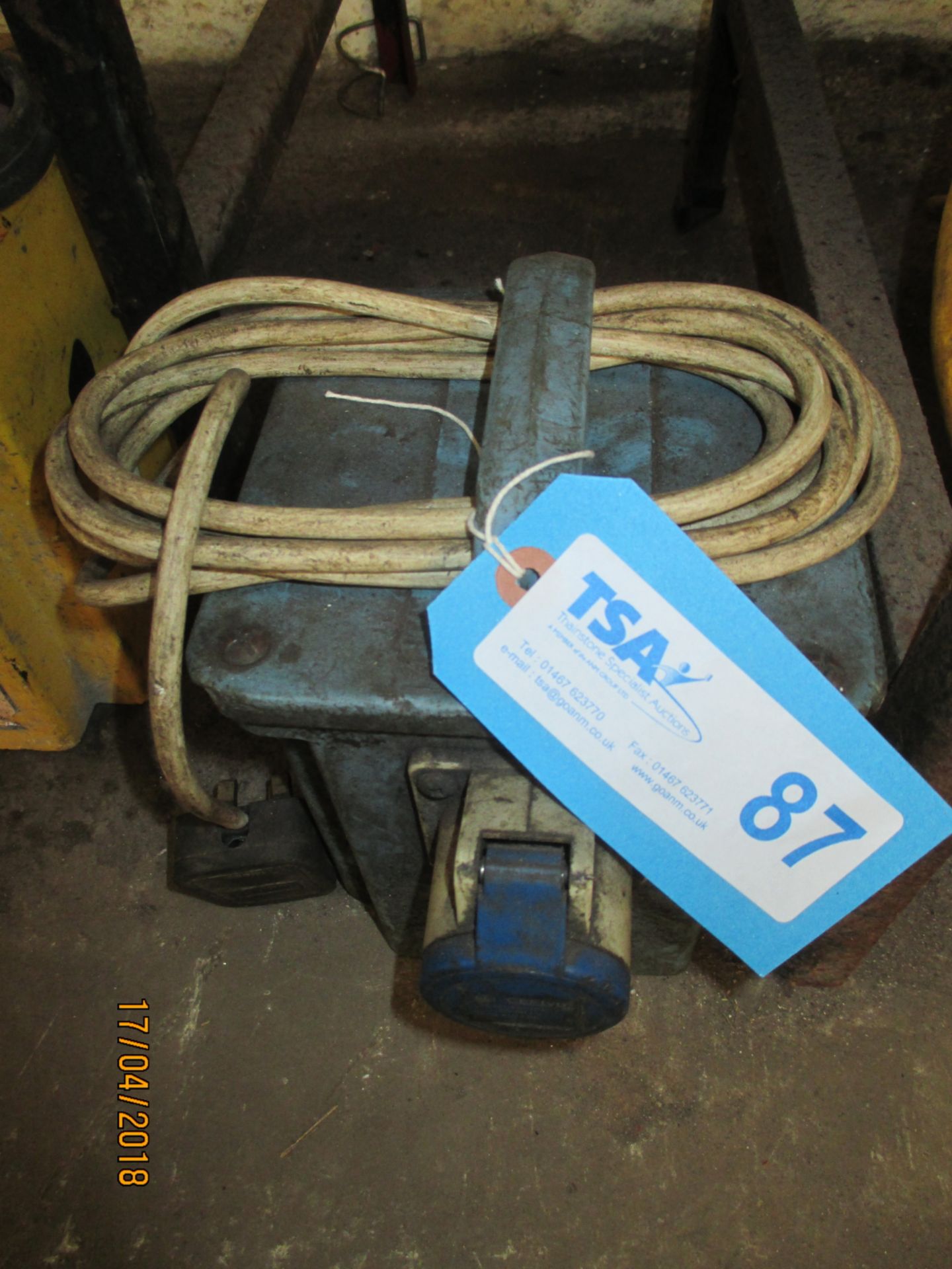 1 No. 110v Junction Box - Single Point