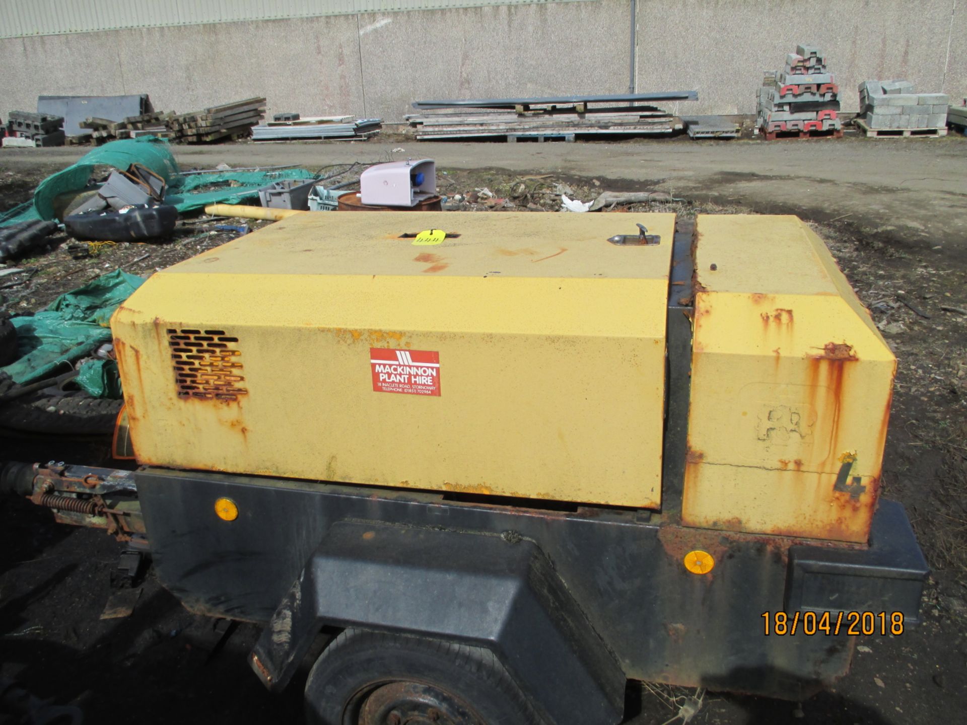 1 No. Ingersoll Rand Fast Tow Compressor