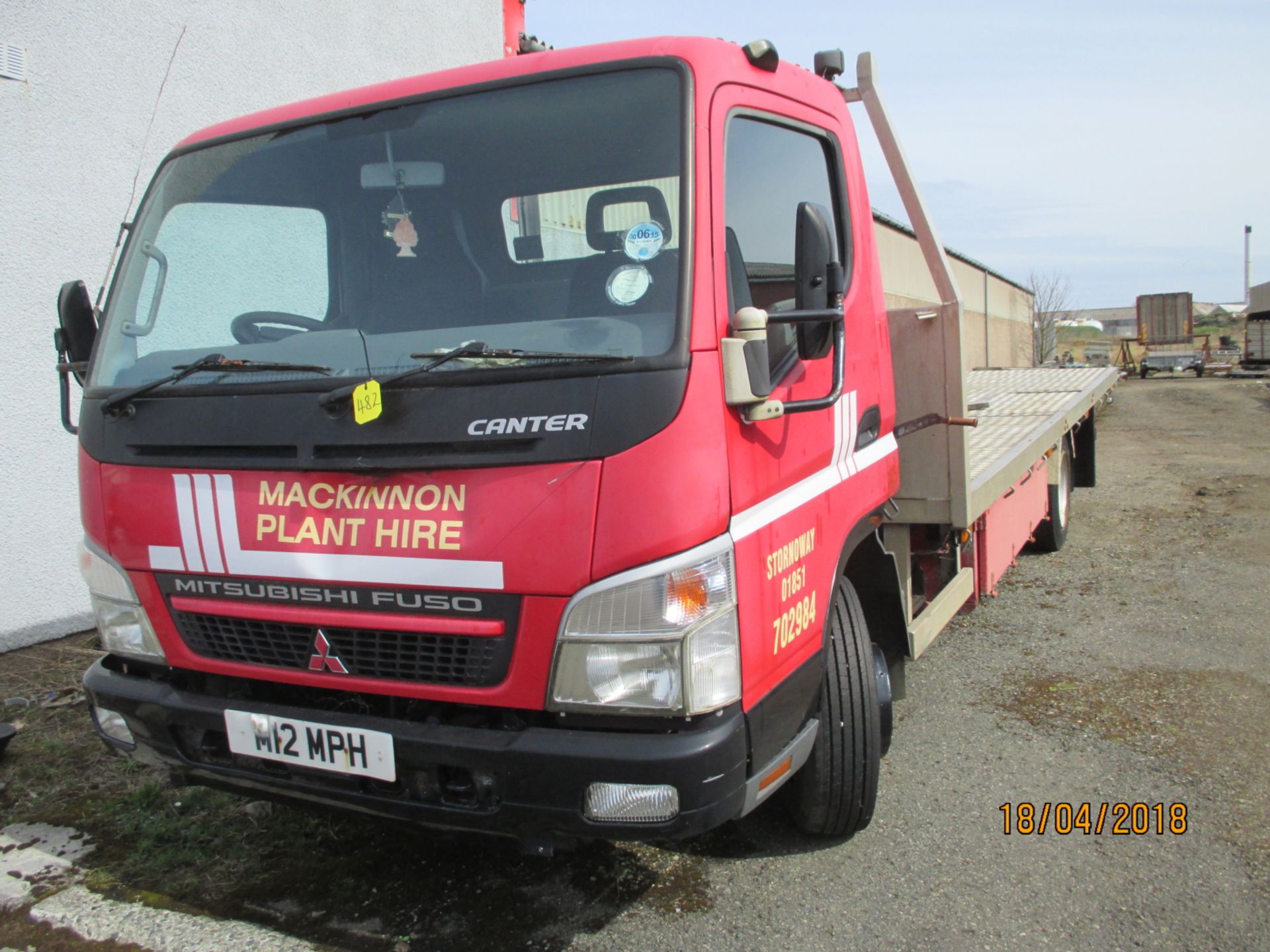 1 No. M12 MPH - Mitsubishi Fuso Canter 75 7C14 7,500kg 4x2 Flatbed Truck