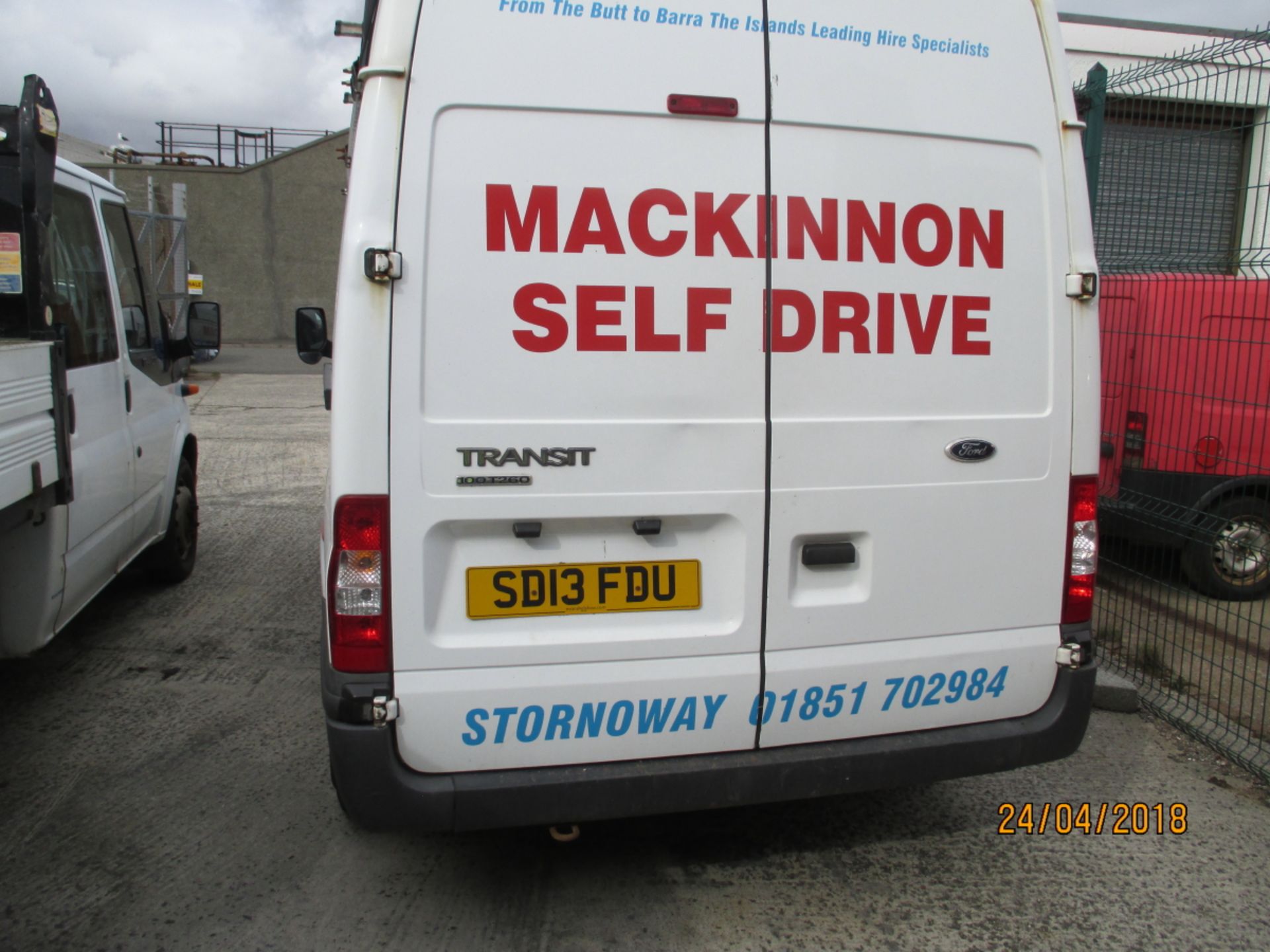 1 No. SD13 FDU - Ford Transit 100 T260 FWD Panel Van - - Image 7 of 10