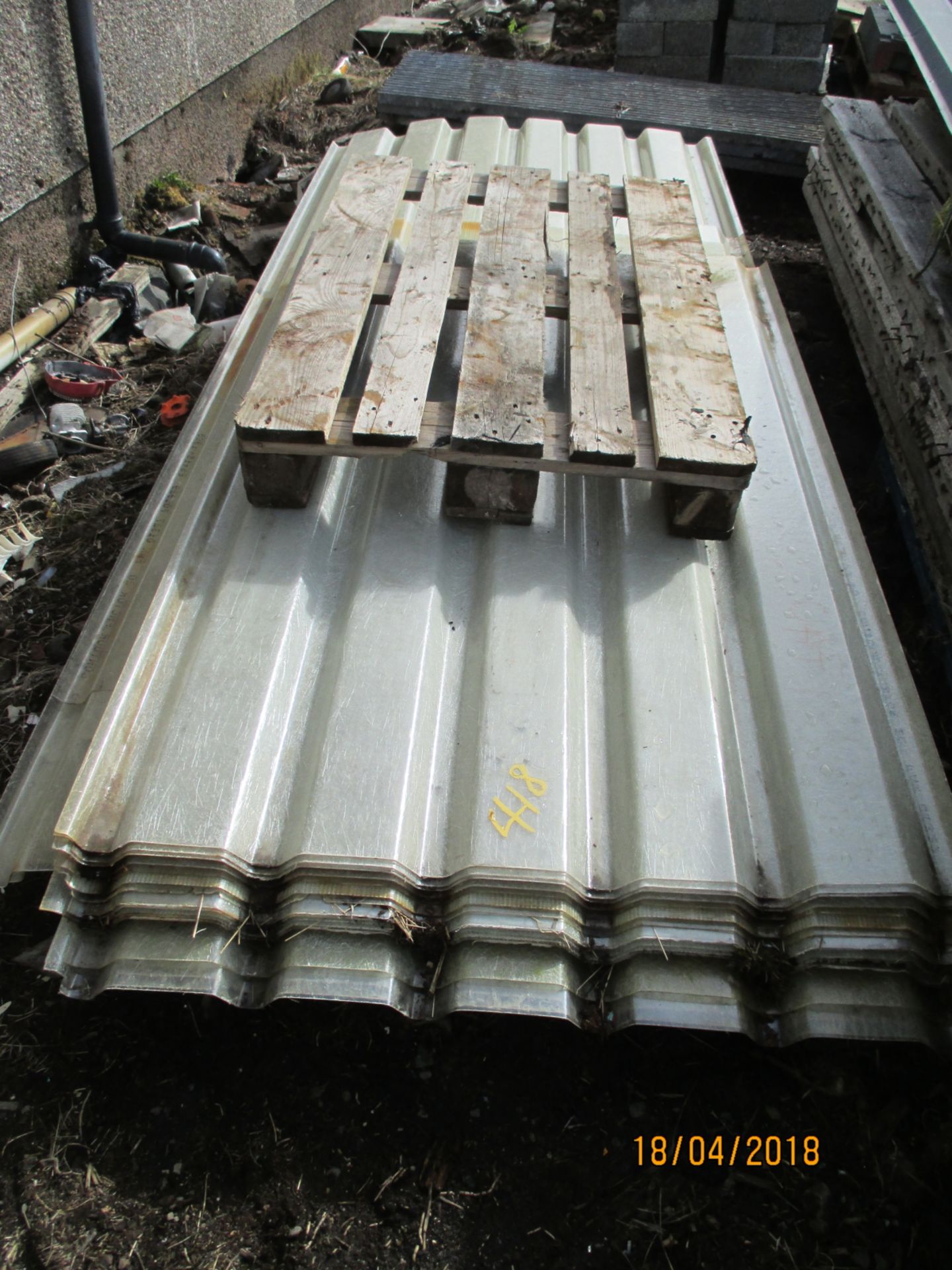 1 No. Quantity Fibre Glass Corrugated Roofing Sheets