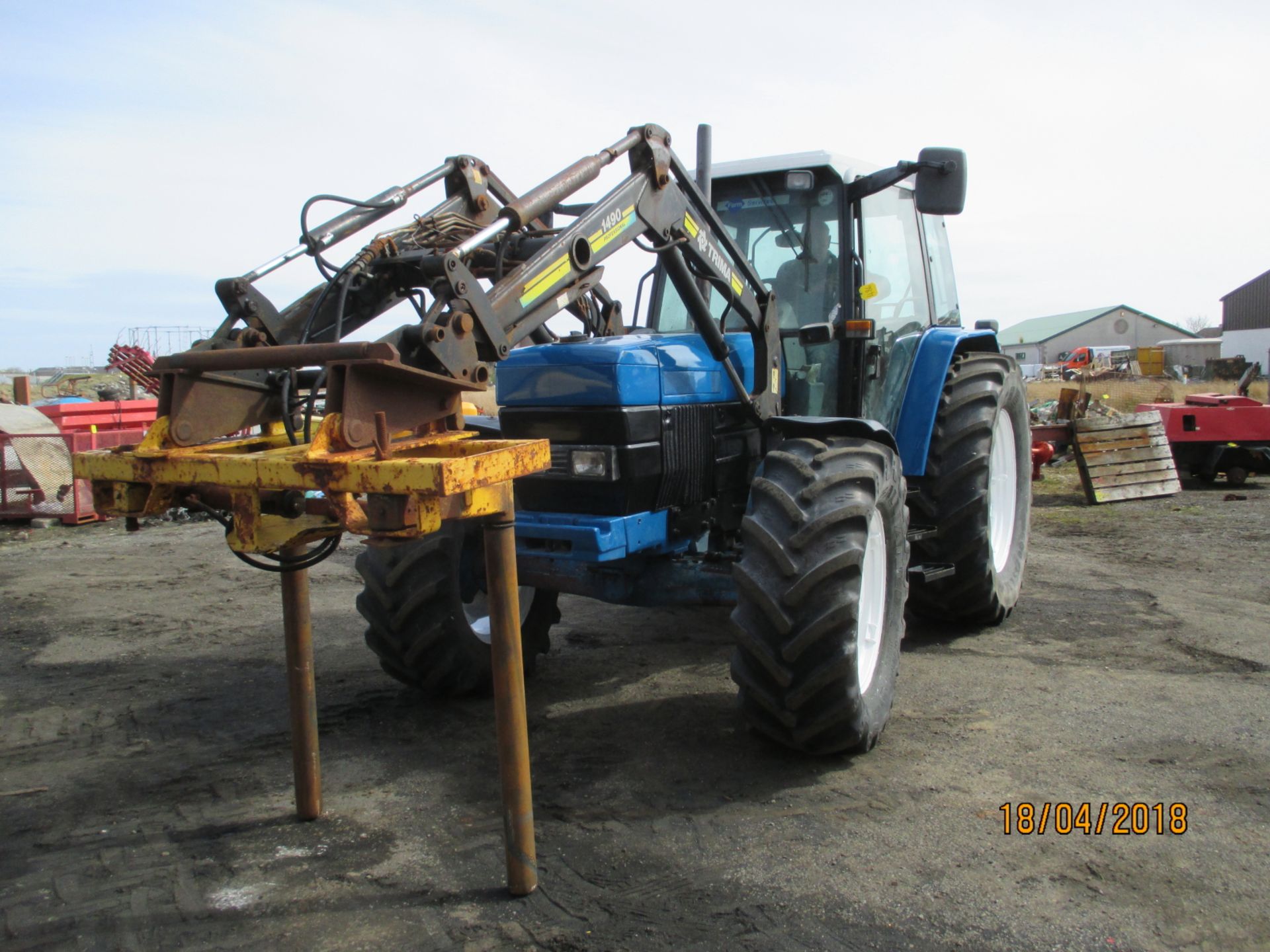 1 No. M802 HSE - Ford New Holland 8340 SLE 4 Wheel Drive Tractor - Bild 4 aus 4