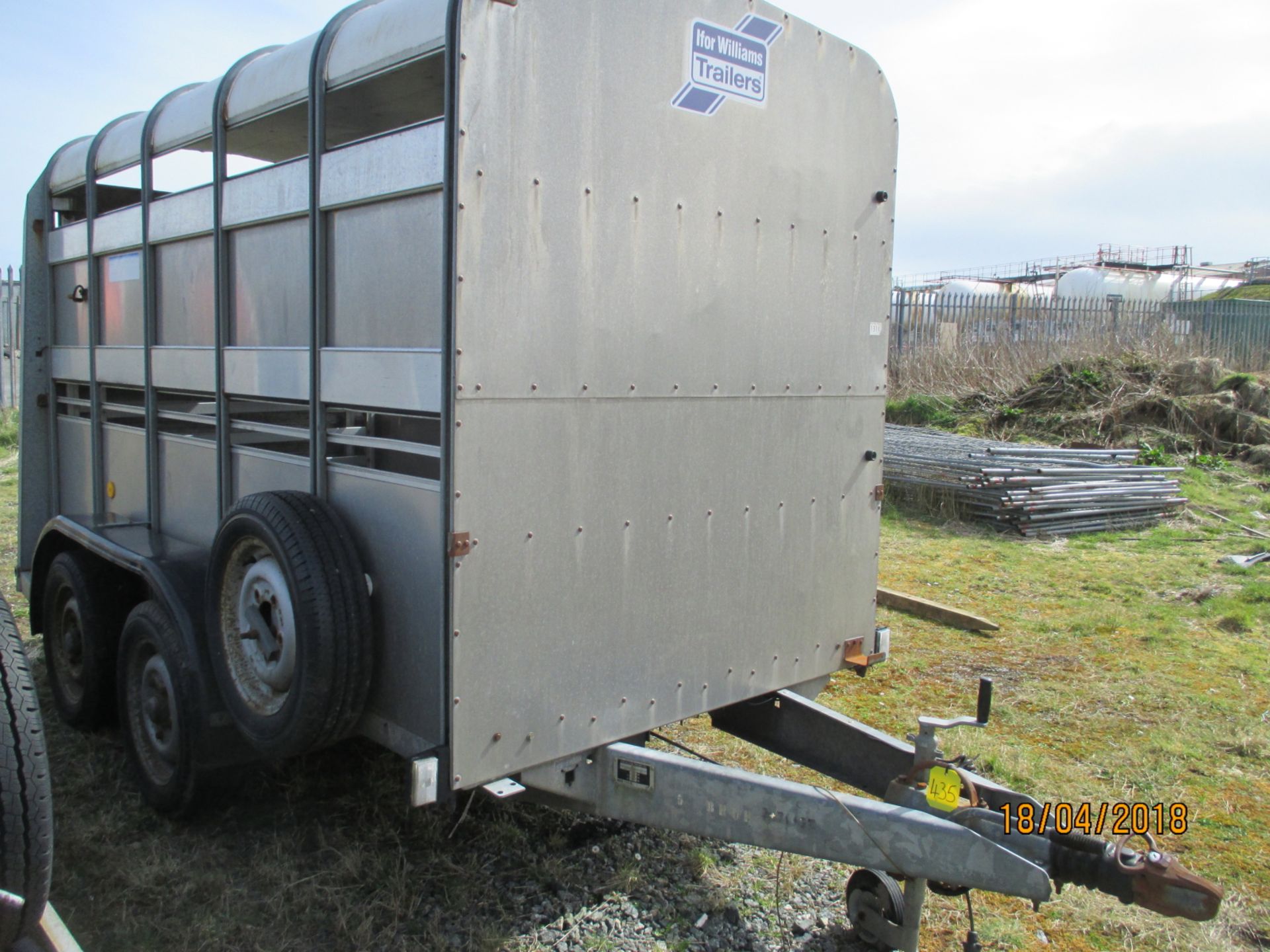 1 No. Ifor Williams 10’ Twin Axle Livestock Trailer