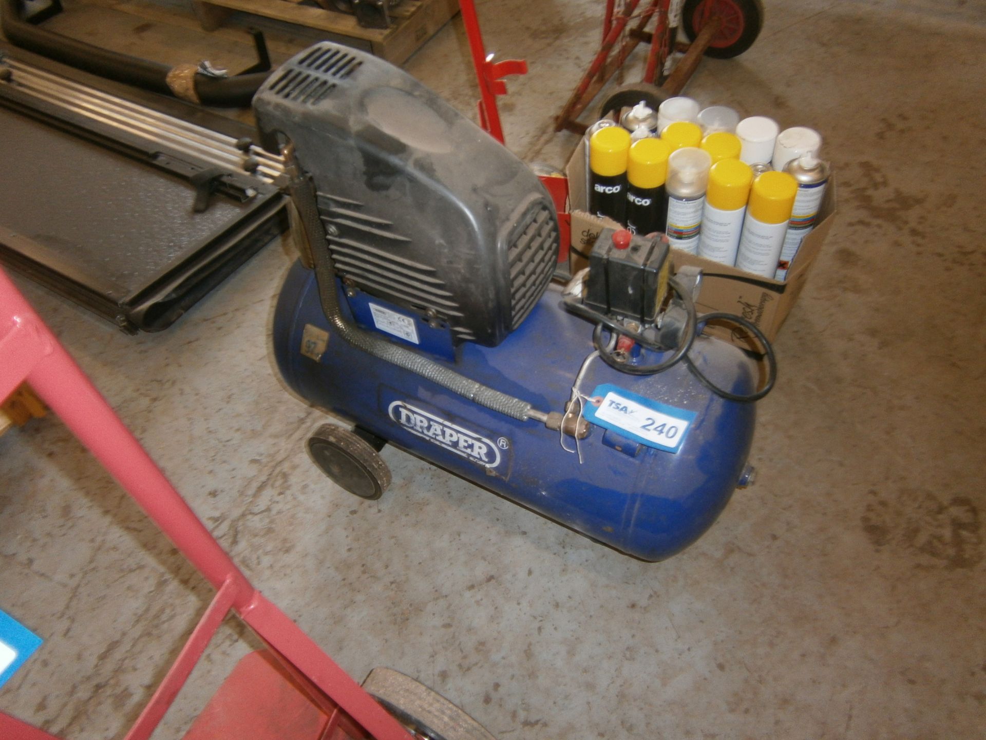 Draper Portable Compressor 240v