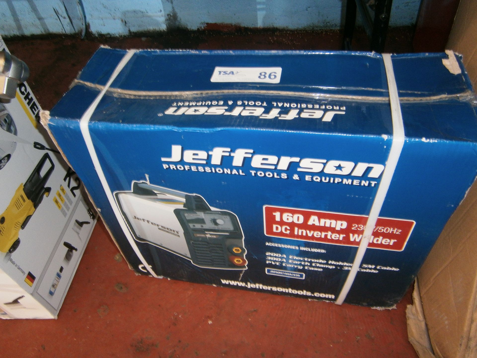 Jefferson 160 Amp 230v/50Hz DC Inverter Welder