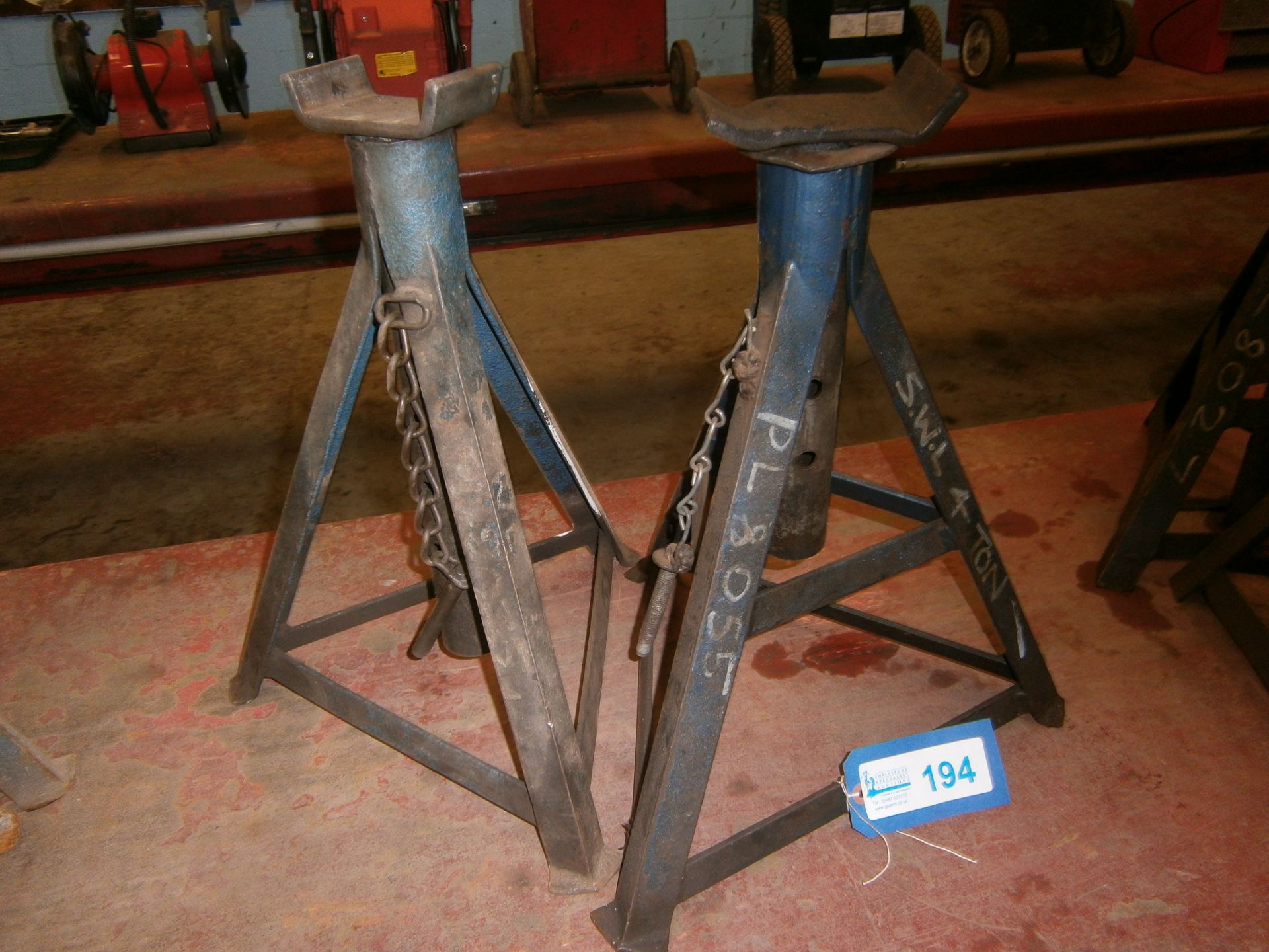 2 No. 4 Tonne Axle Stands