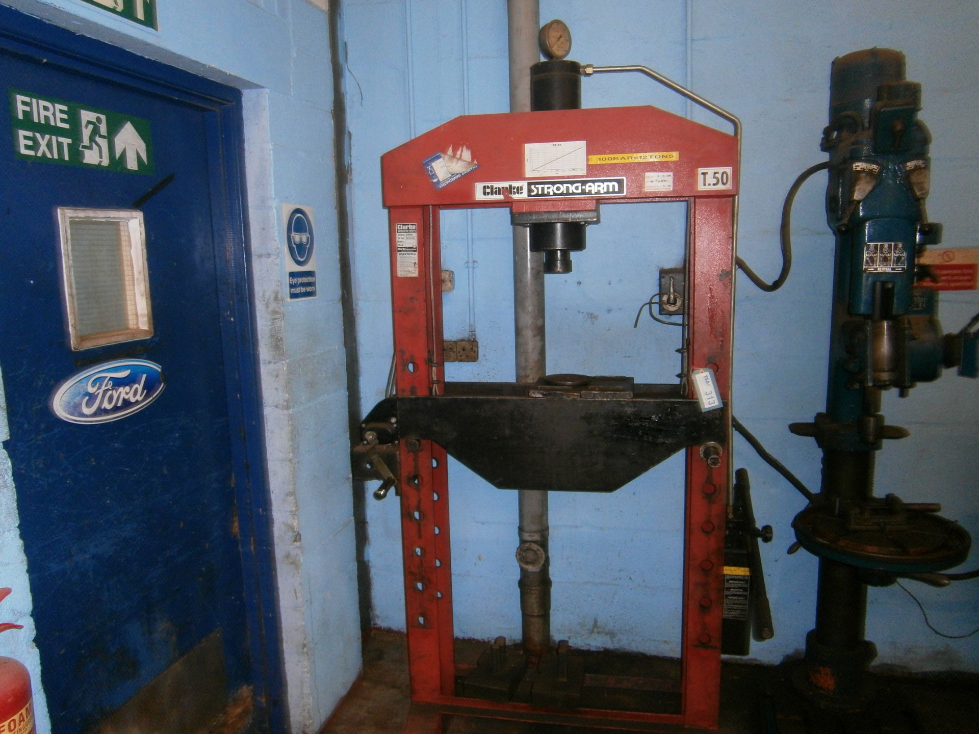 Clarke Strong Arm Hydraulic Press - 50 Tonne