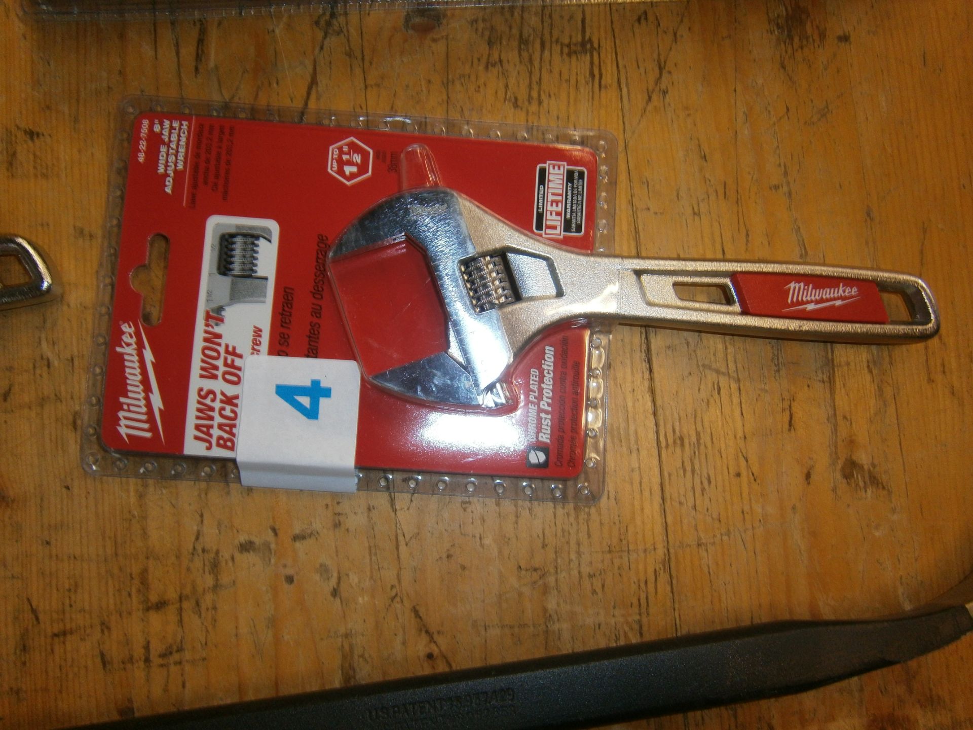 Milwaukee 8" Wide Jaw Adjustable Wrench