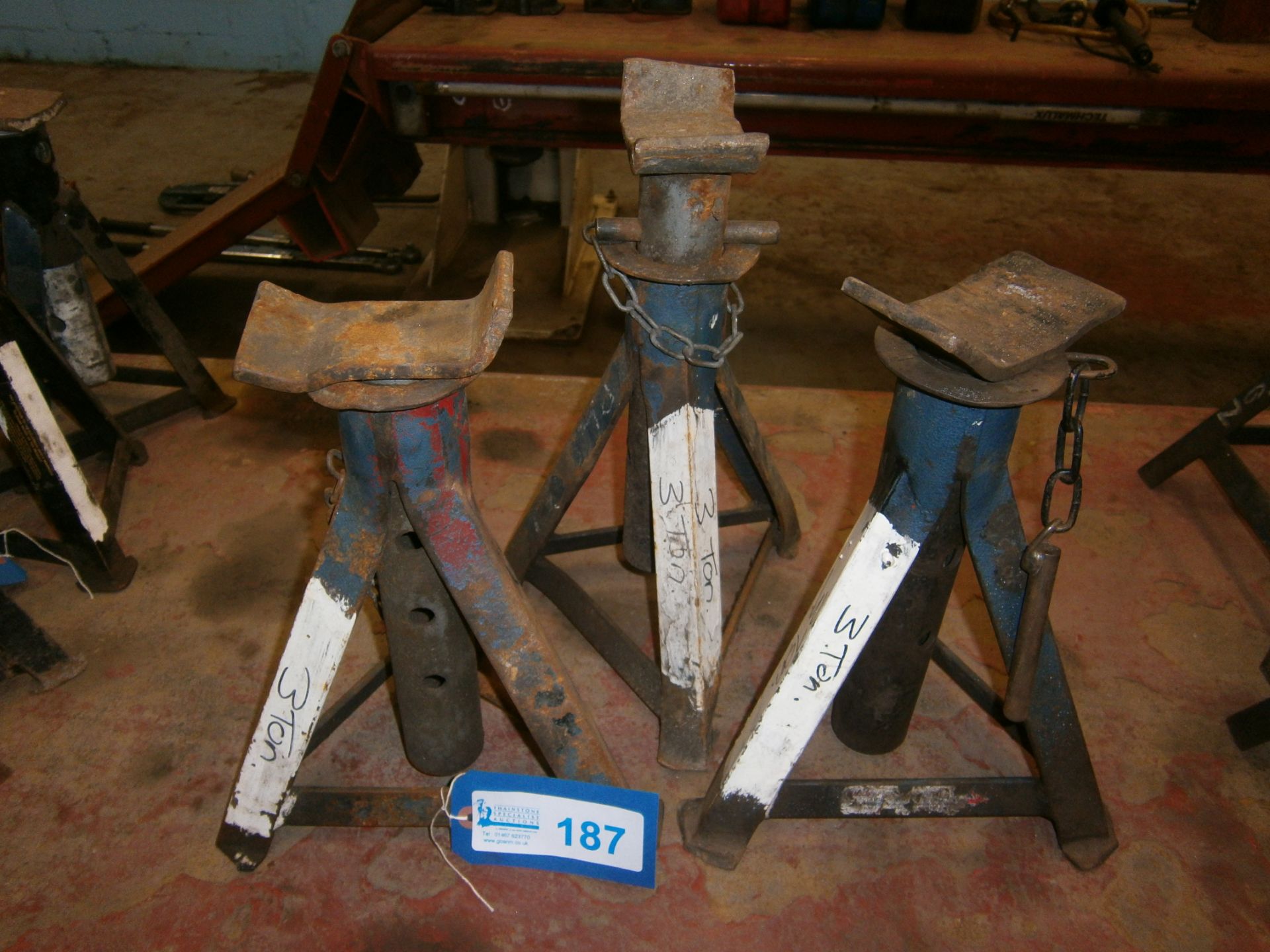 3 No. 3 Tonne Axle Stands