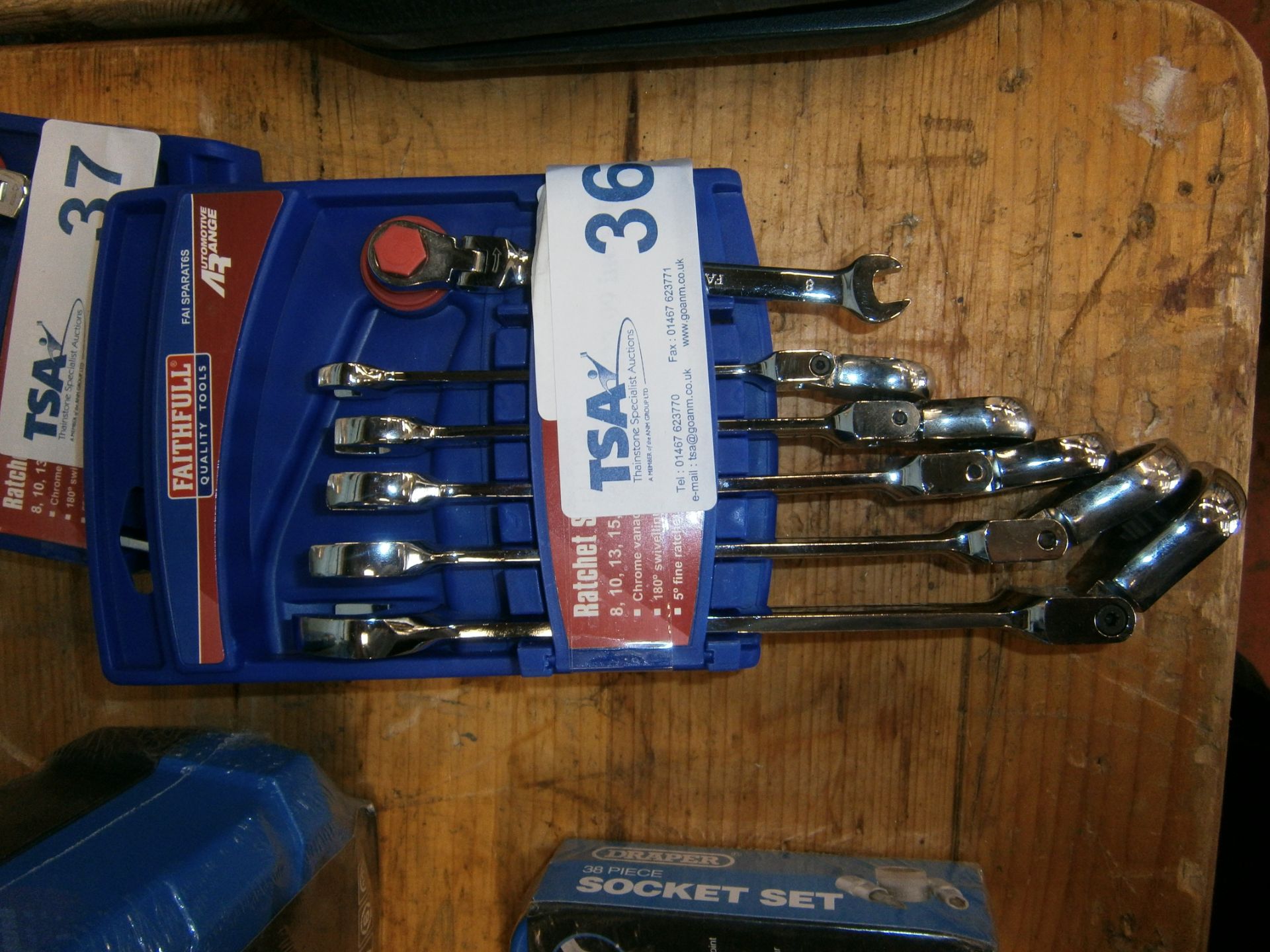 Faithfull 6 Piece Ratchet Spanner Set