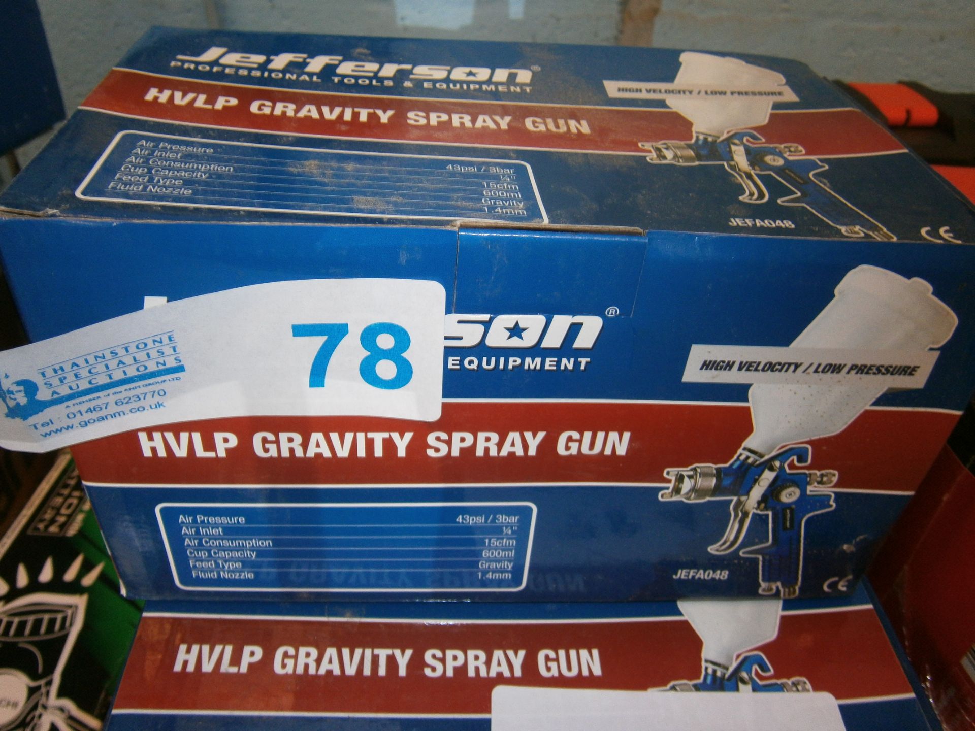 Jefferson HVLP Gravity Spray Gun