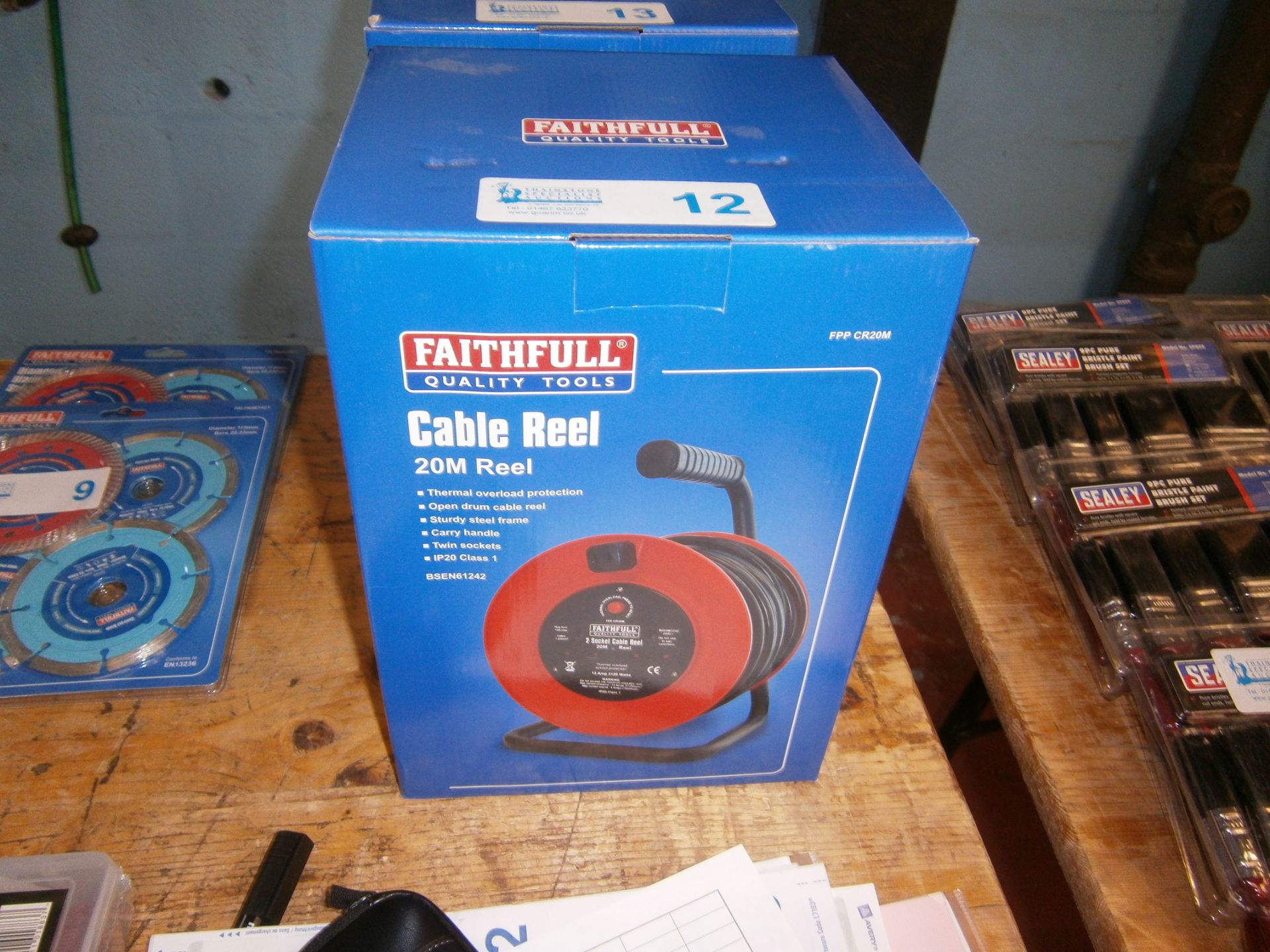 Faithfull 20m Extension Cable Reel