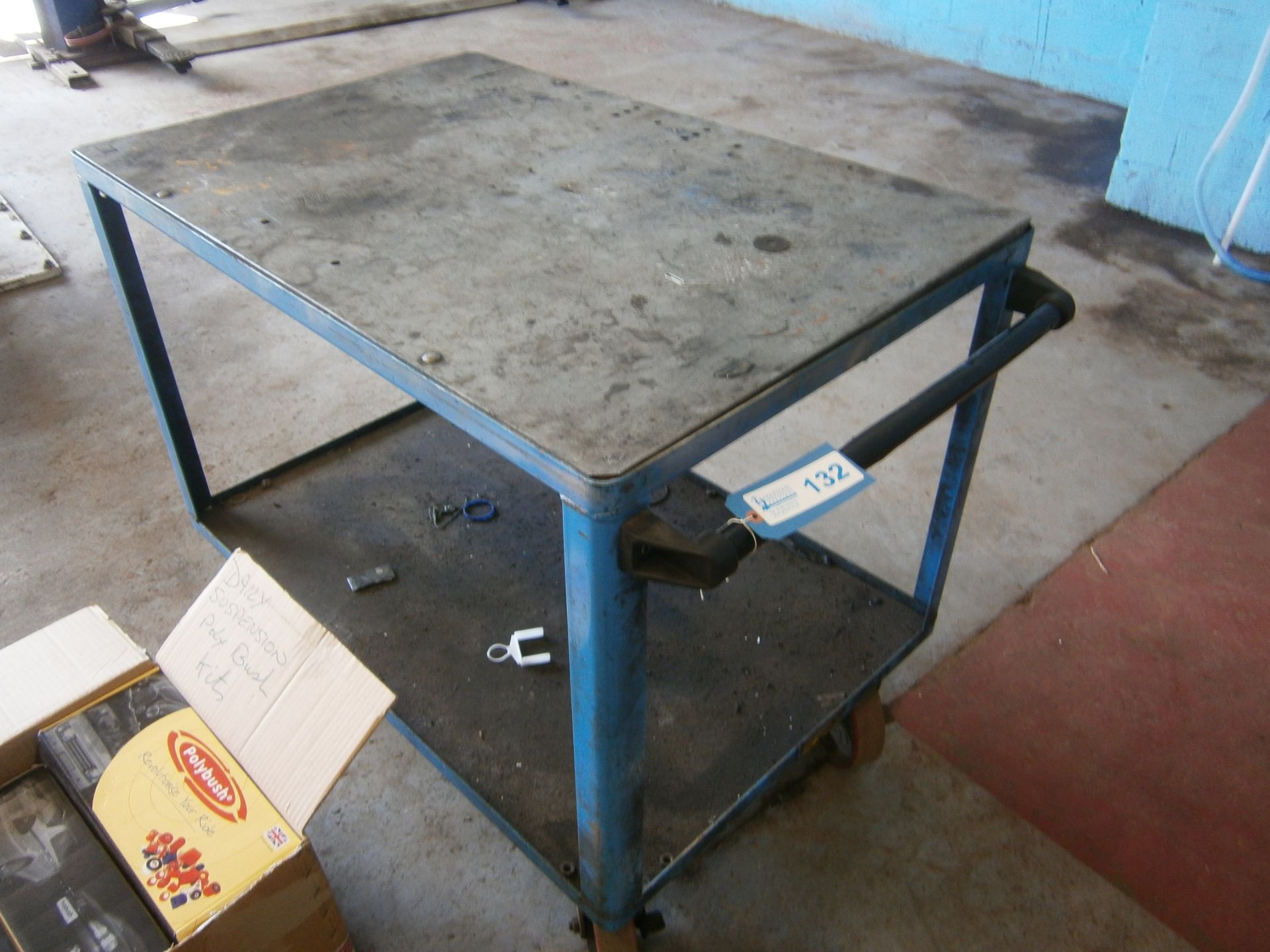 2 Tier Metal Workshop Trolley