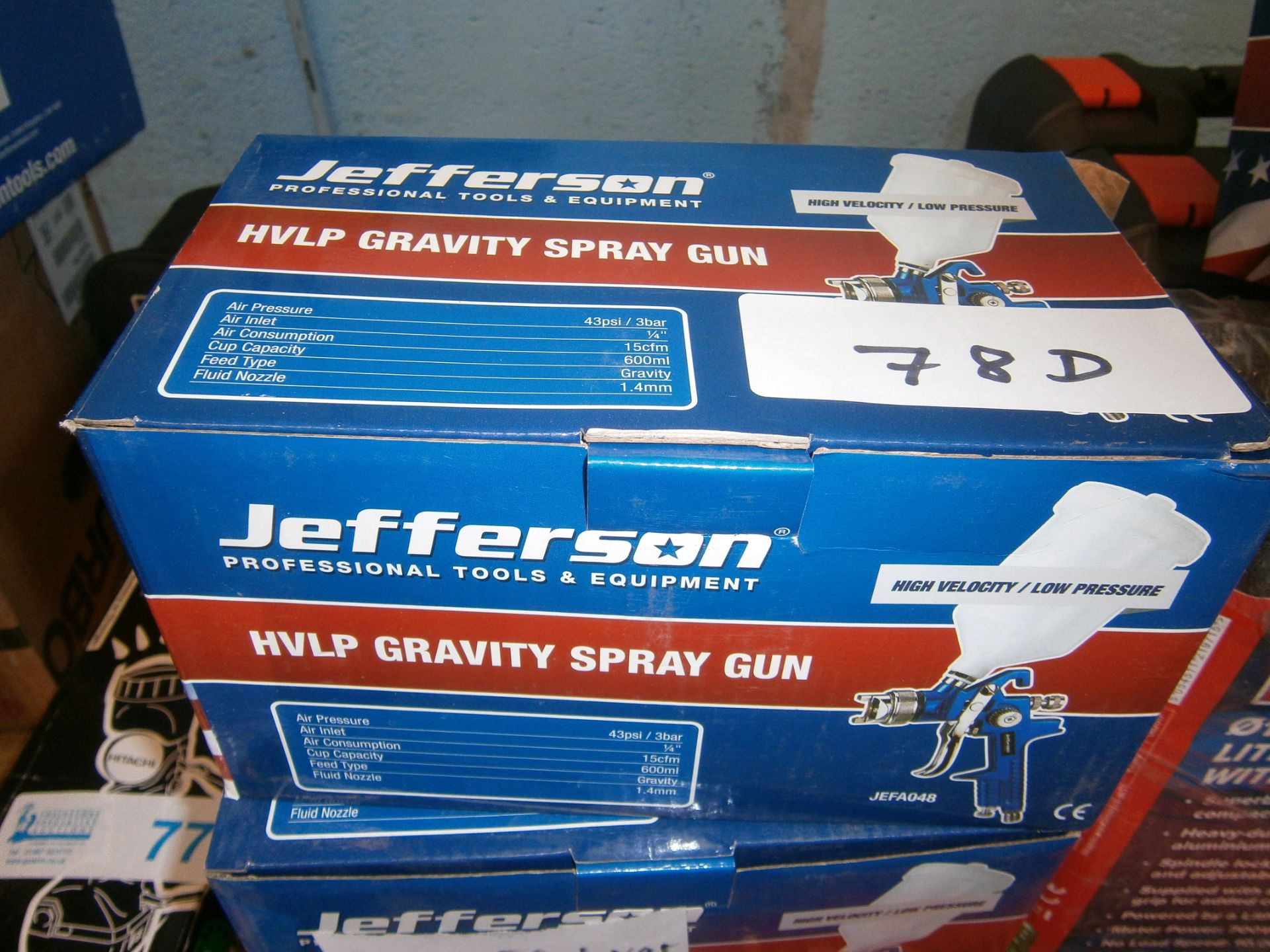 Jefferson HVLP Gravity Spray Gun
