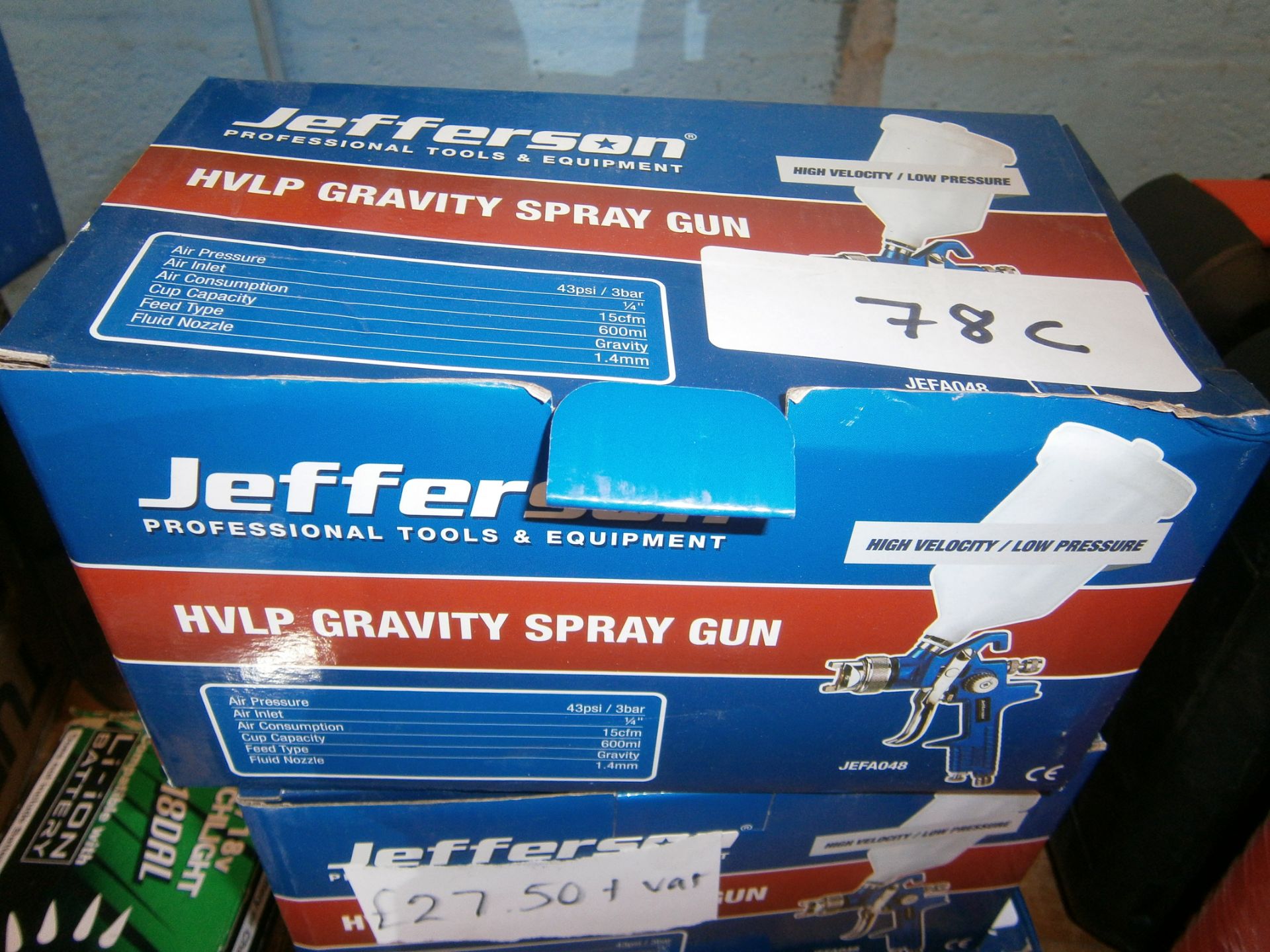 Jefferson HVLP Gravity Spray Gun