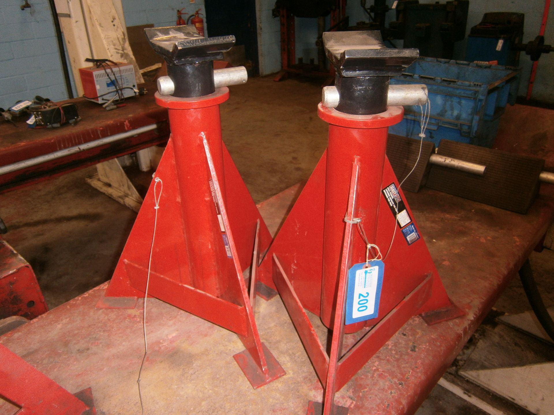 2 No. Sealey 15 Tonne Axle Stands