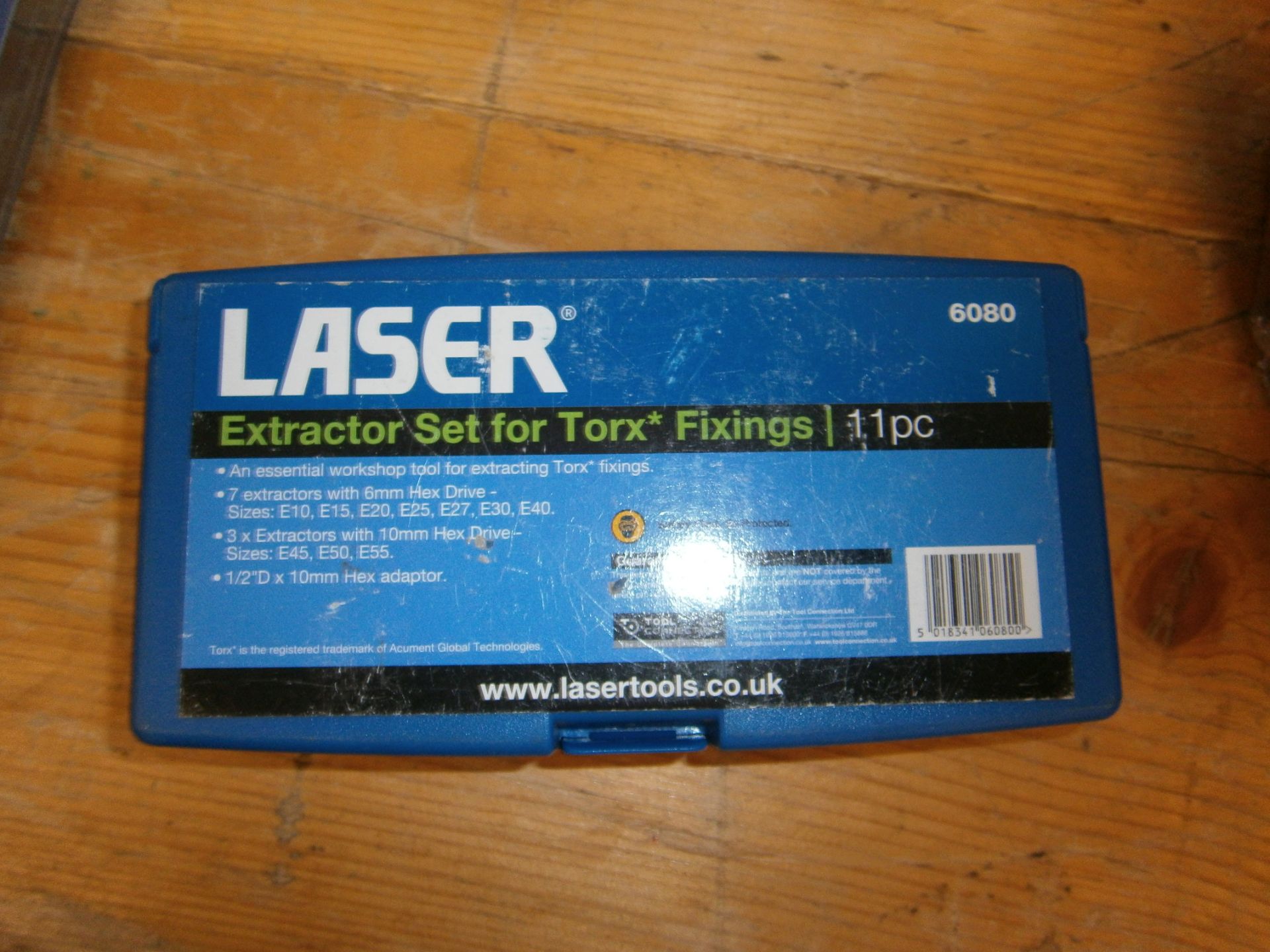 Laser Extractor Set For Torx Fixings