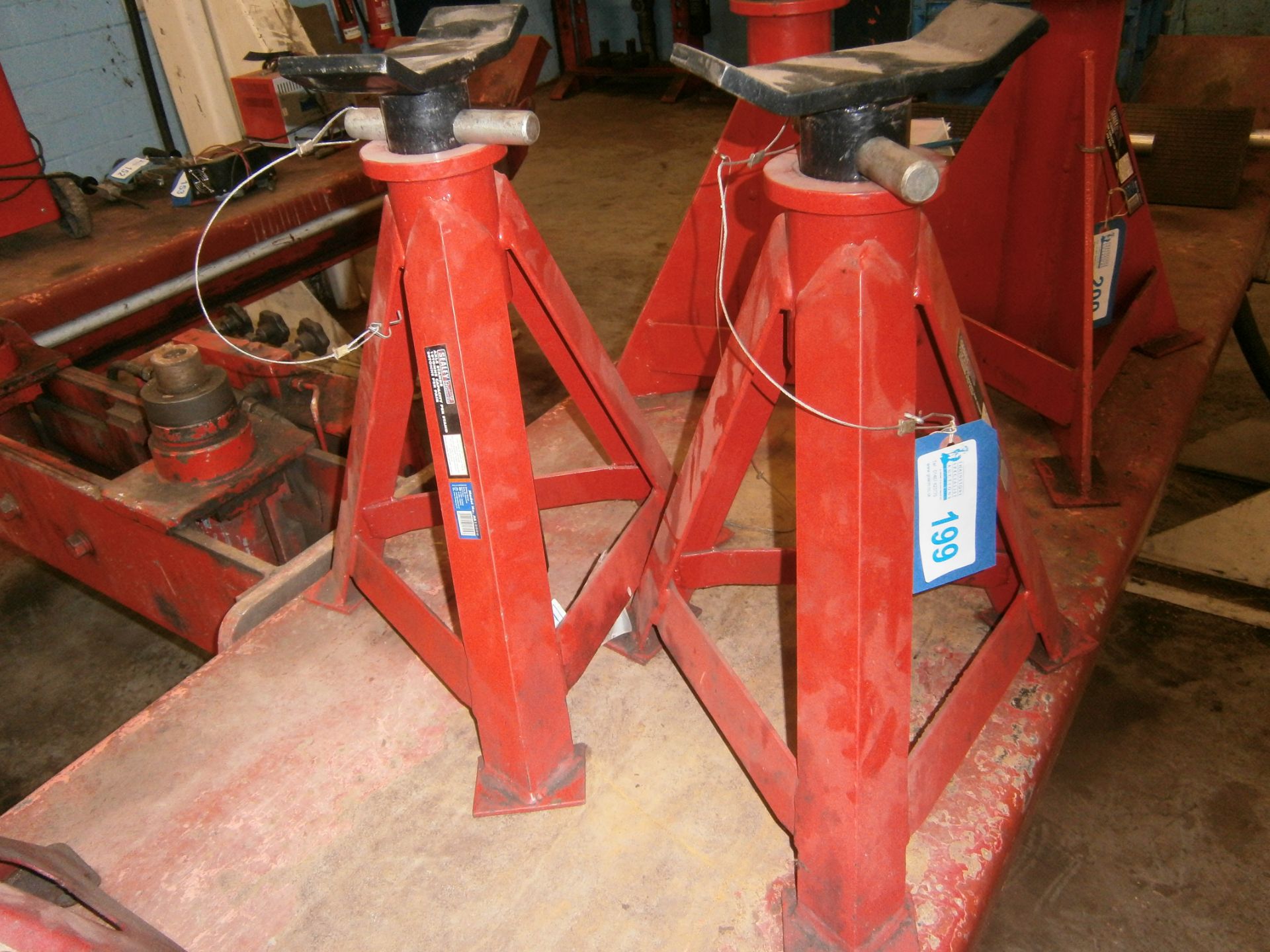 2 No. Sealey 10 Tonne Axle Stands