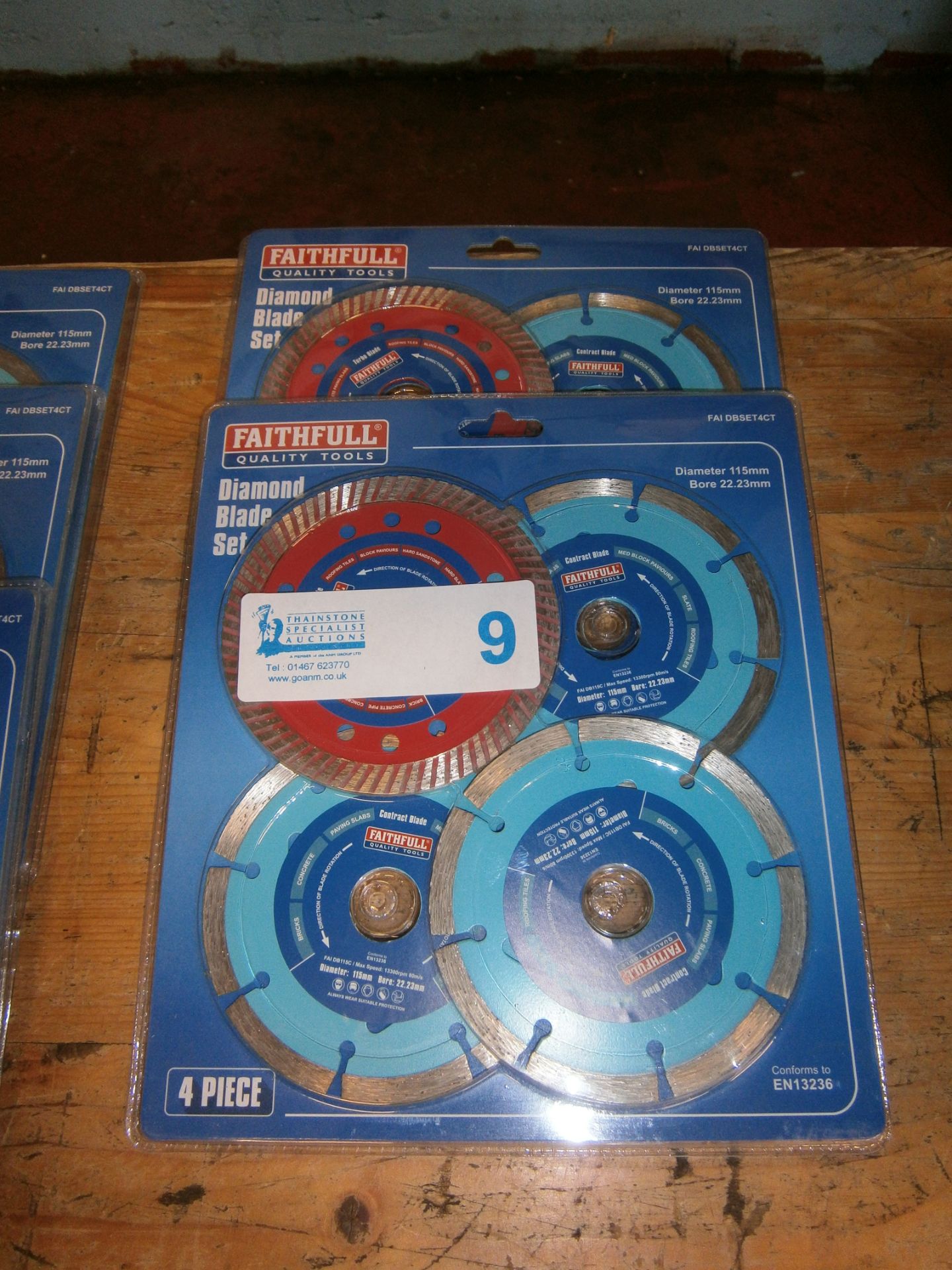 2 No. Faithfull 115mm Diamond Blade Sets