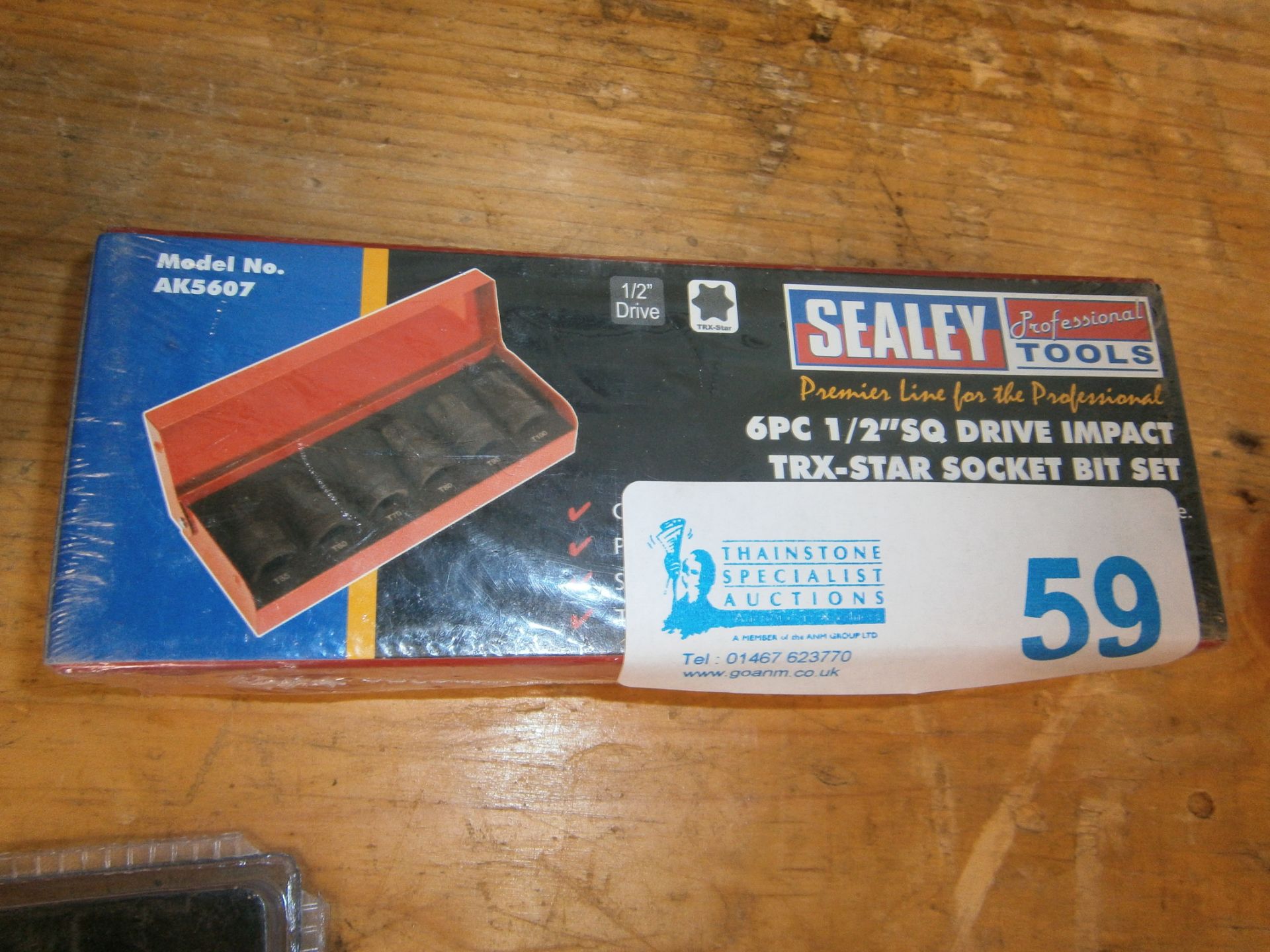 Sealey 6 Piece ½" Sq Drive Impact TRX-Star Socket Bit Set