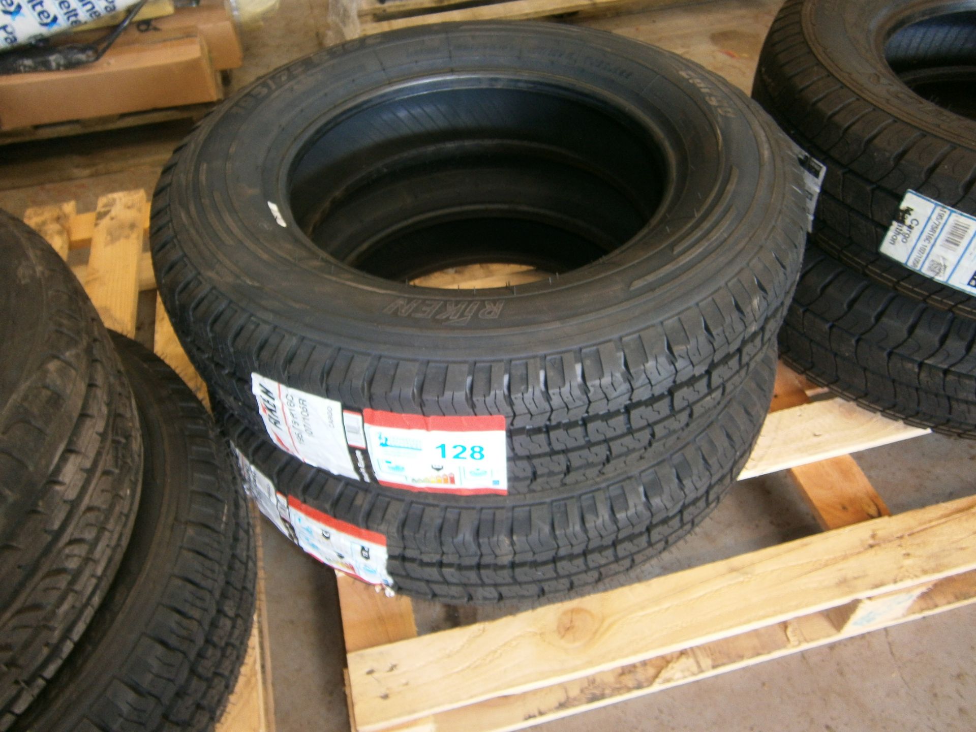 2 No. Riken 195/75/R16C Tyres