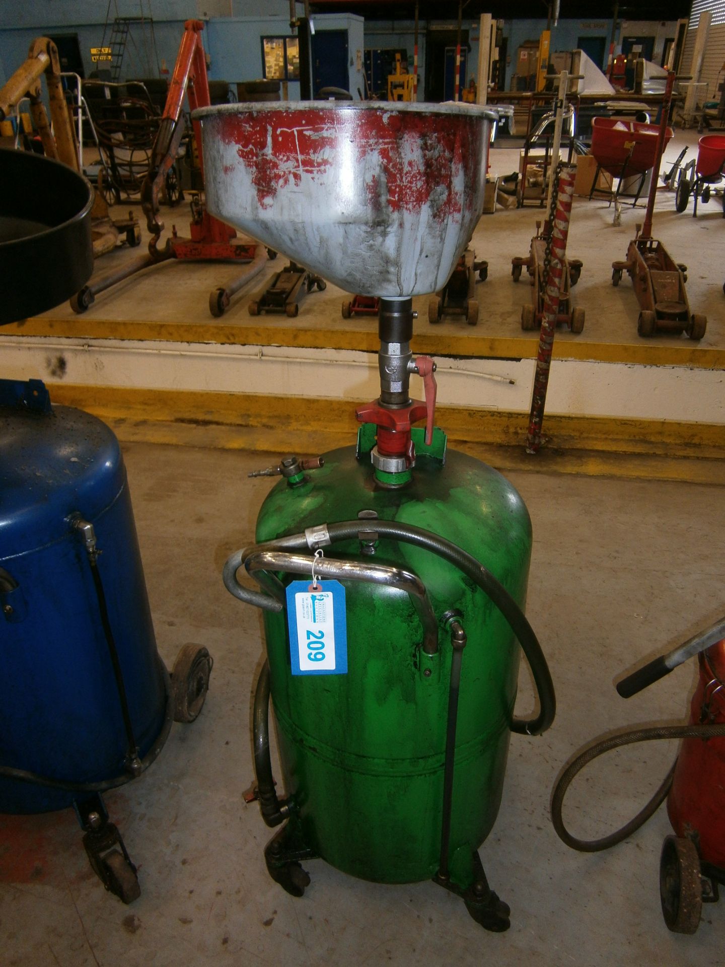 Mobile Oil Drain Unit