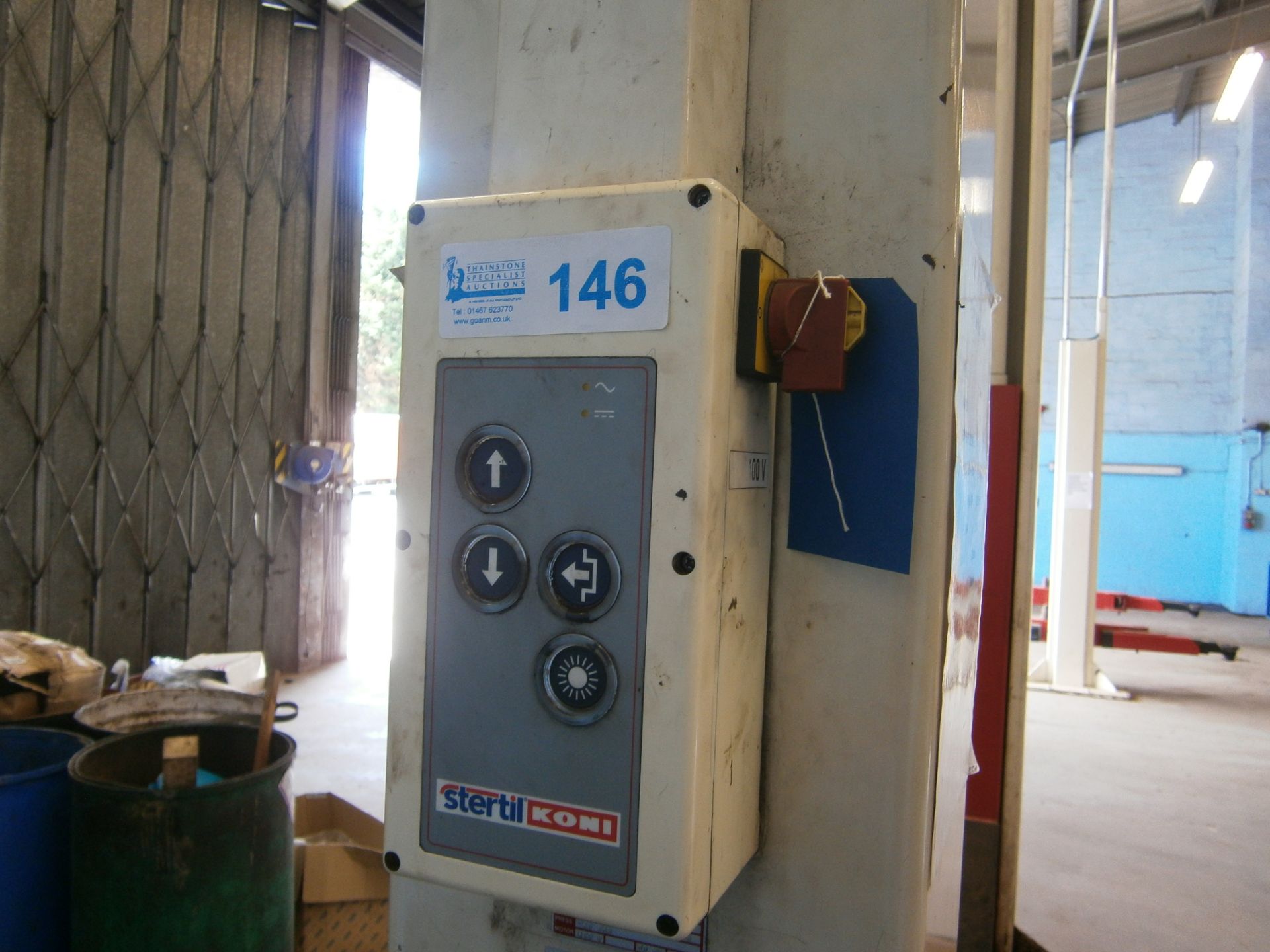 Stertil Koni KS-2050 2 Post Vehicle Lift - Serial No.