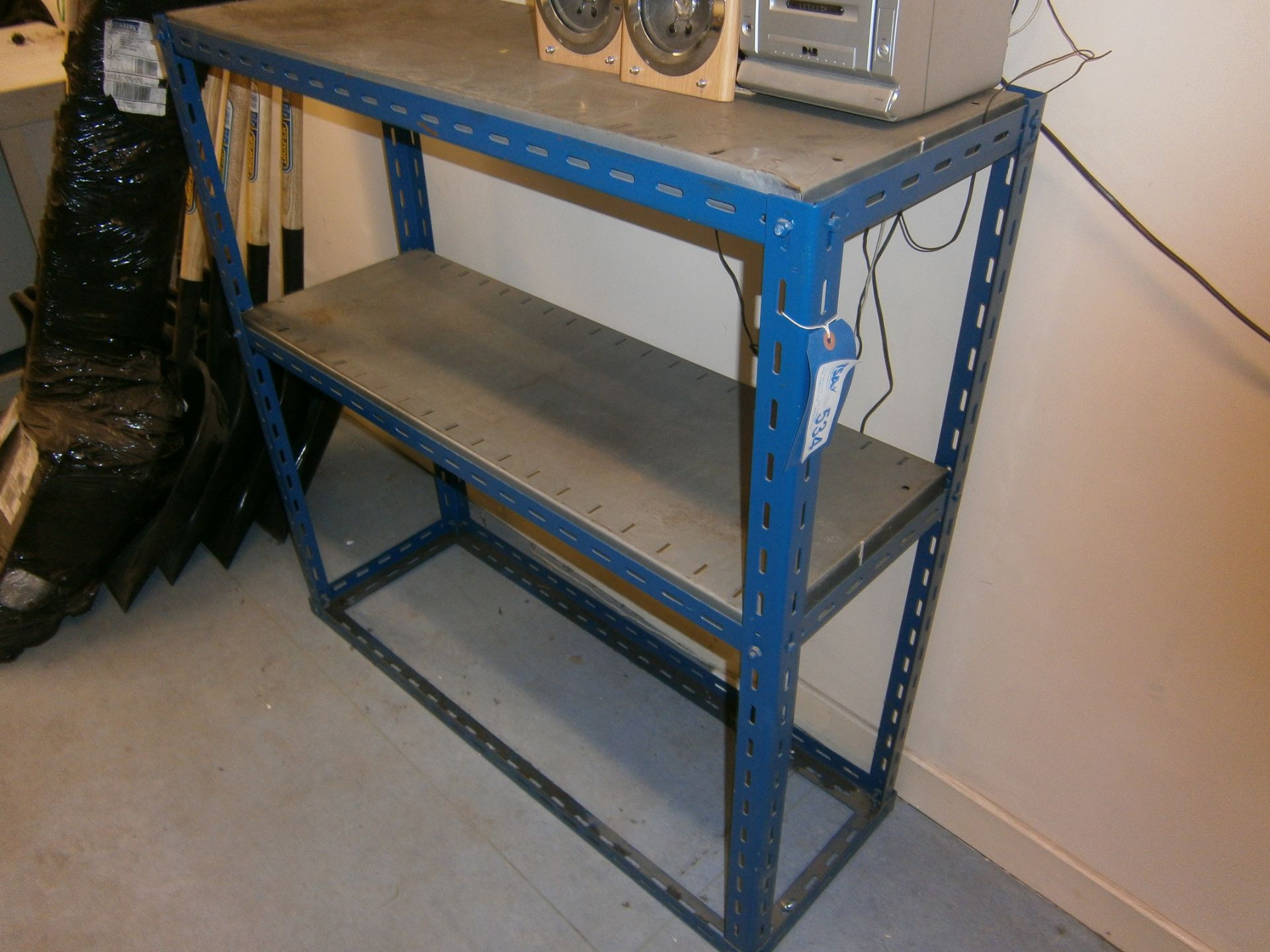 2 Tier Metal Shelf Unit