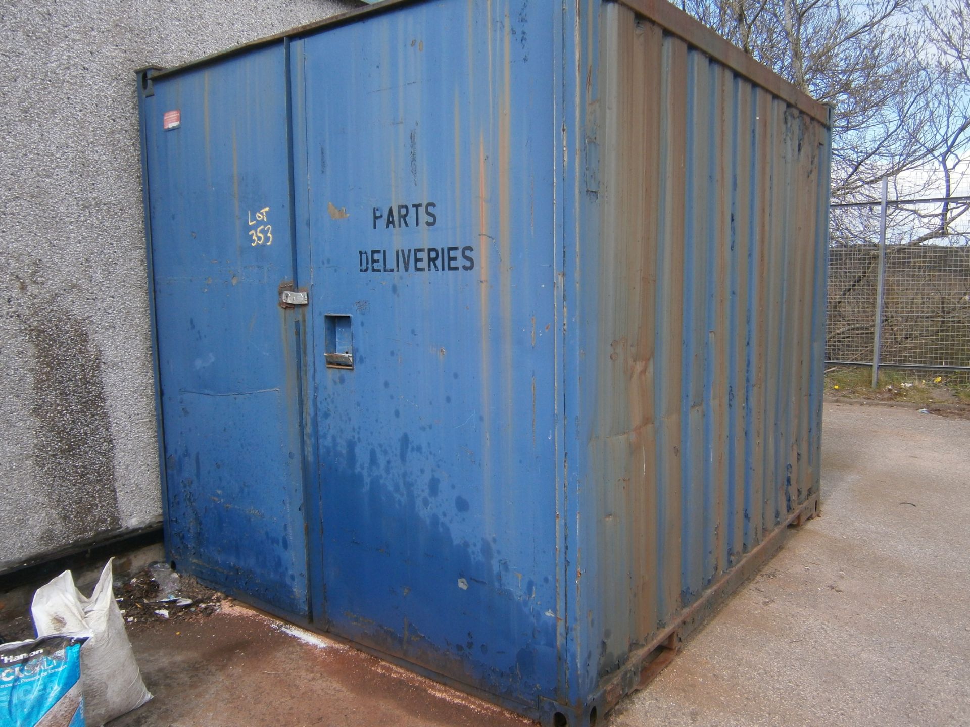 10'x8' Blue Steel Container