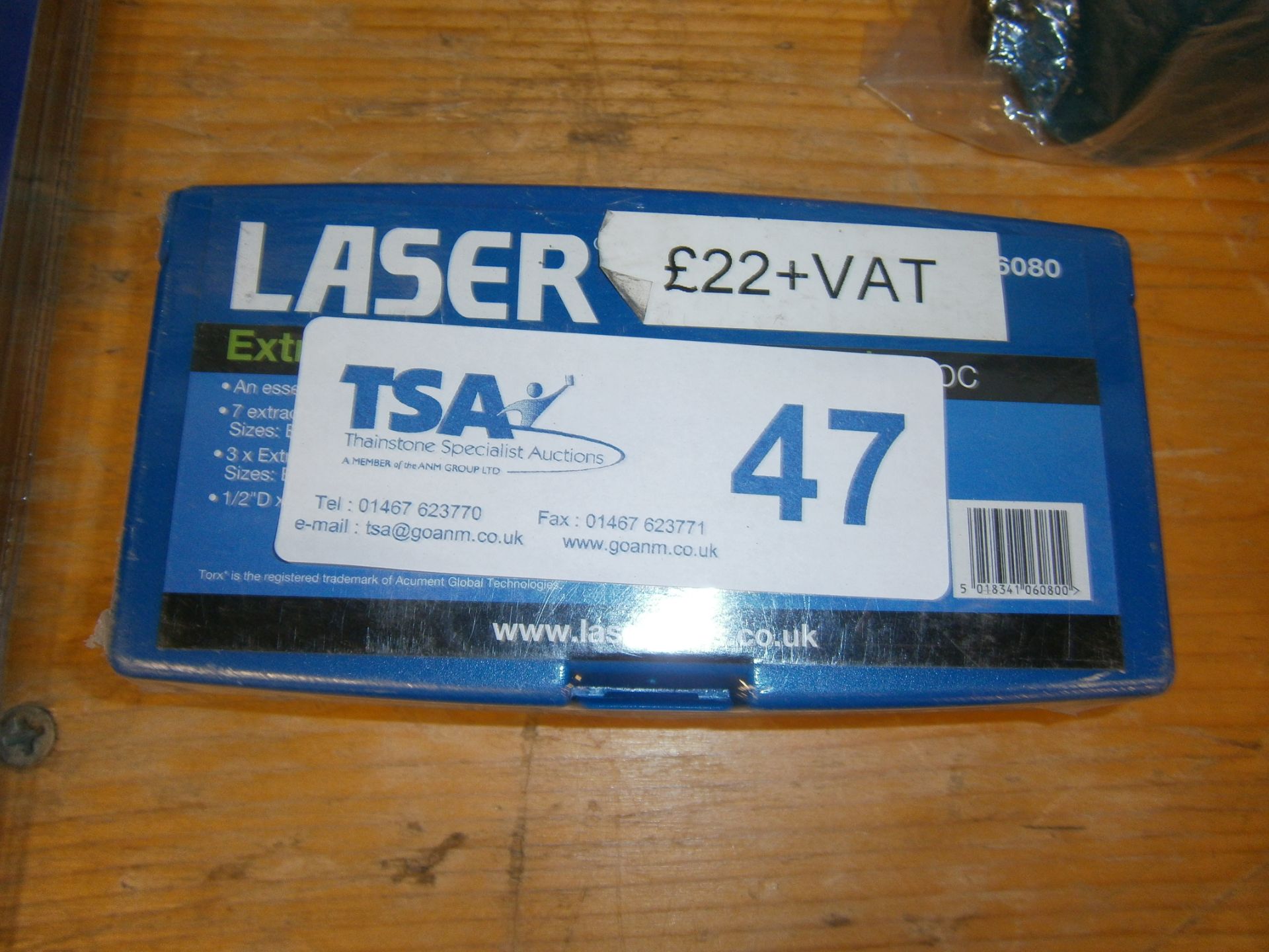 Laser Extractor Set For Torx Fixings