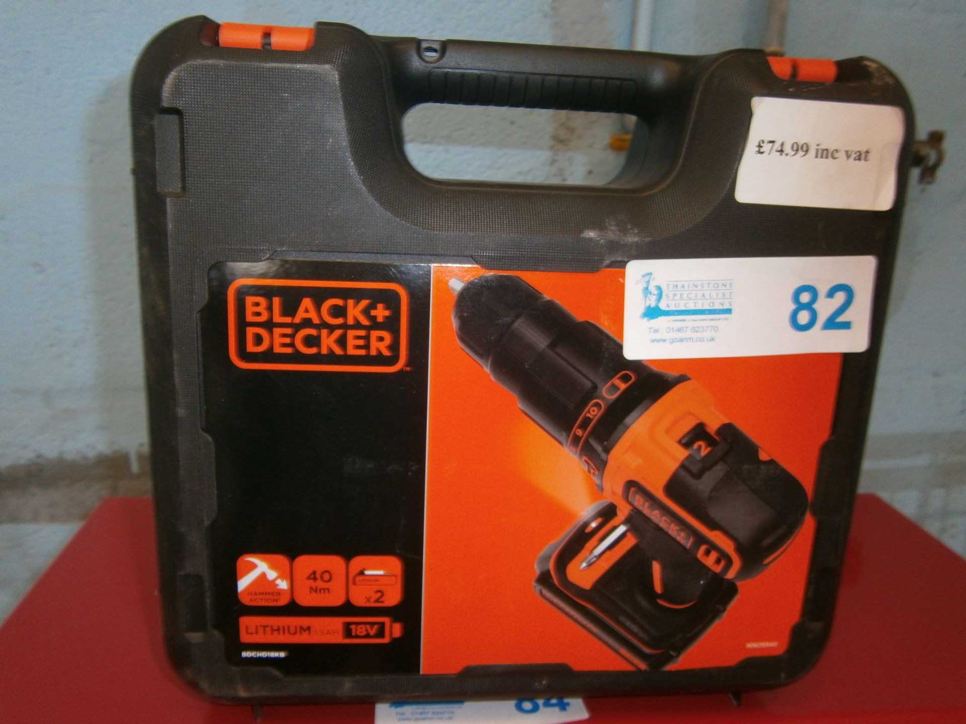 Black And Decker 18v Cordless Drill/Driver