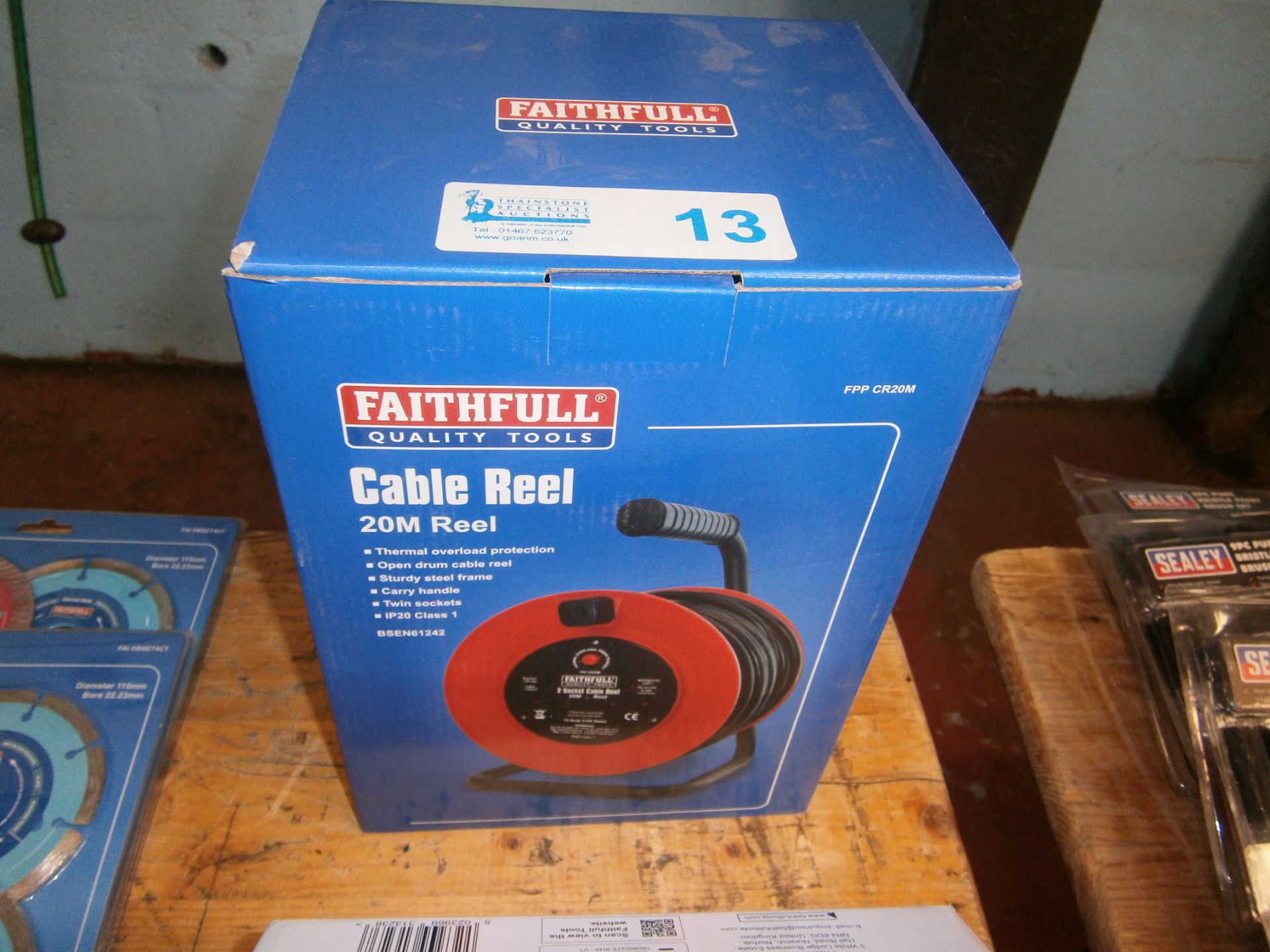 Faithfull 20m Extension Cable Reel