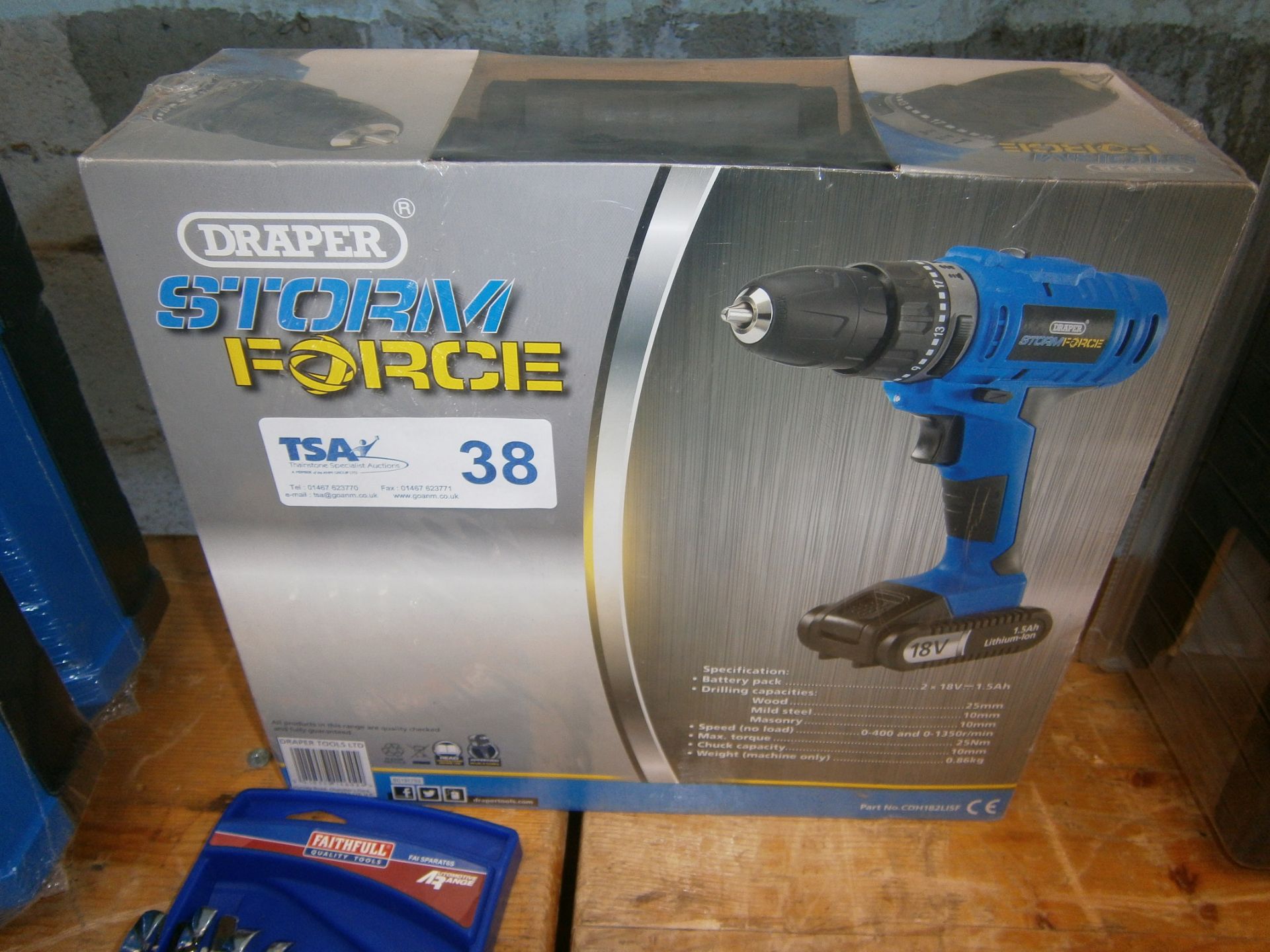 Draper Storm Force 18v Cordless Drill