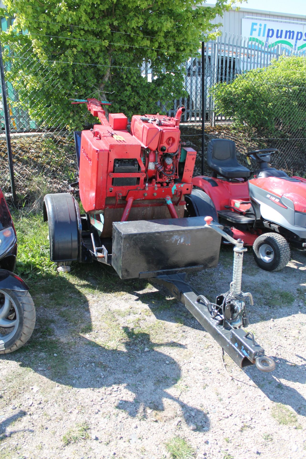 DIESEL PEDESTRIAN ROLLER