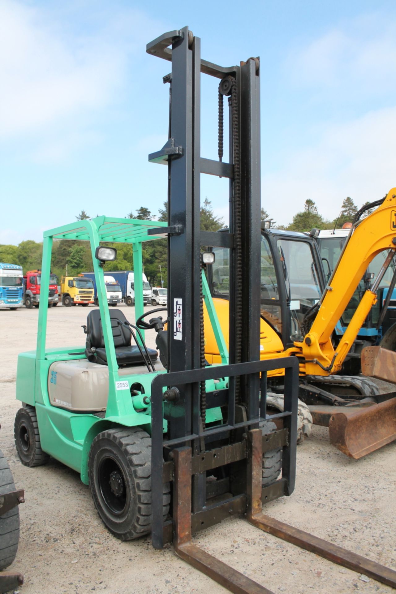 Mitsubishi Forklift FD35A, EF.14c.60583, Lifting cert here, 4814 Hours, Year 1998, + VAT