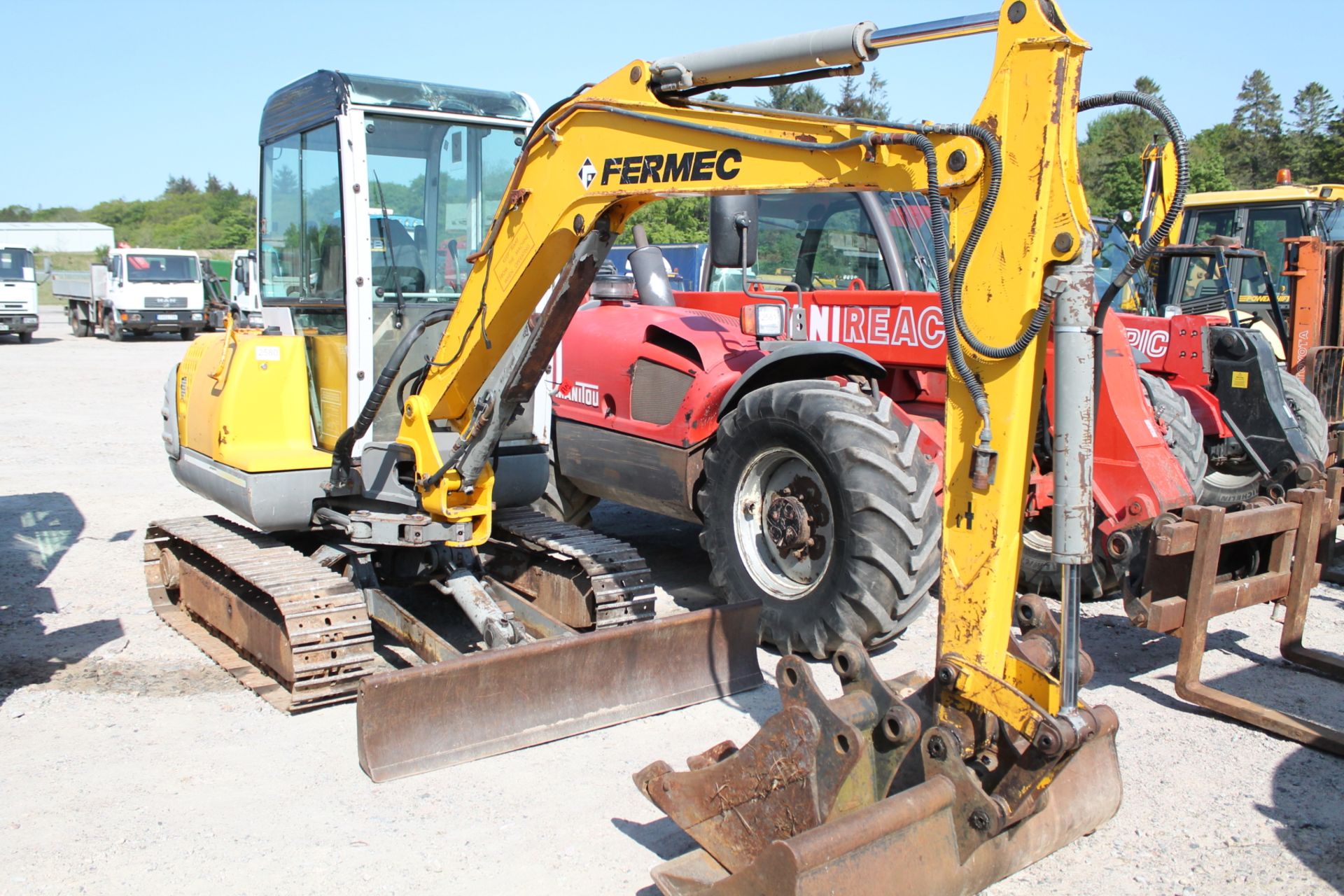 Fermec 3T Excavator, + VAT,