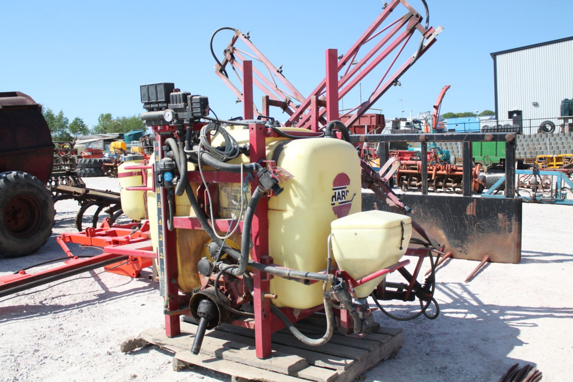 HARDI 12 MTR SPRAYER WITH PTO SUCTION PIPE & CONTROLS