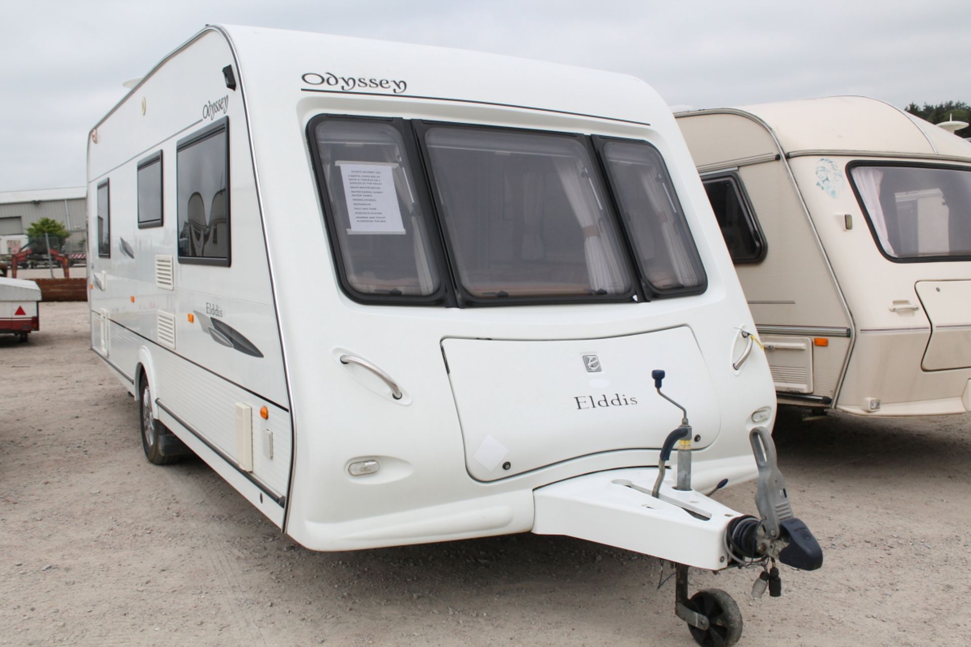 2008 ELDDIS ODYSSEY 544 CARAVAN MANUAL, REMOTE MOVER & KEY IN PC